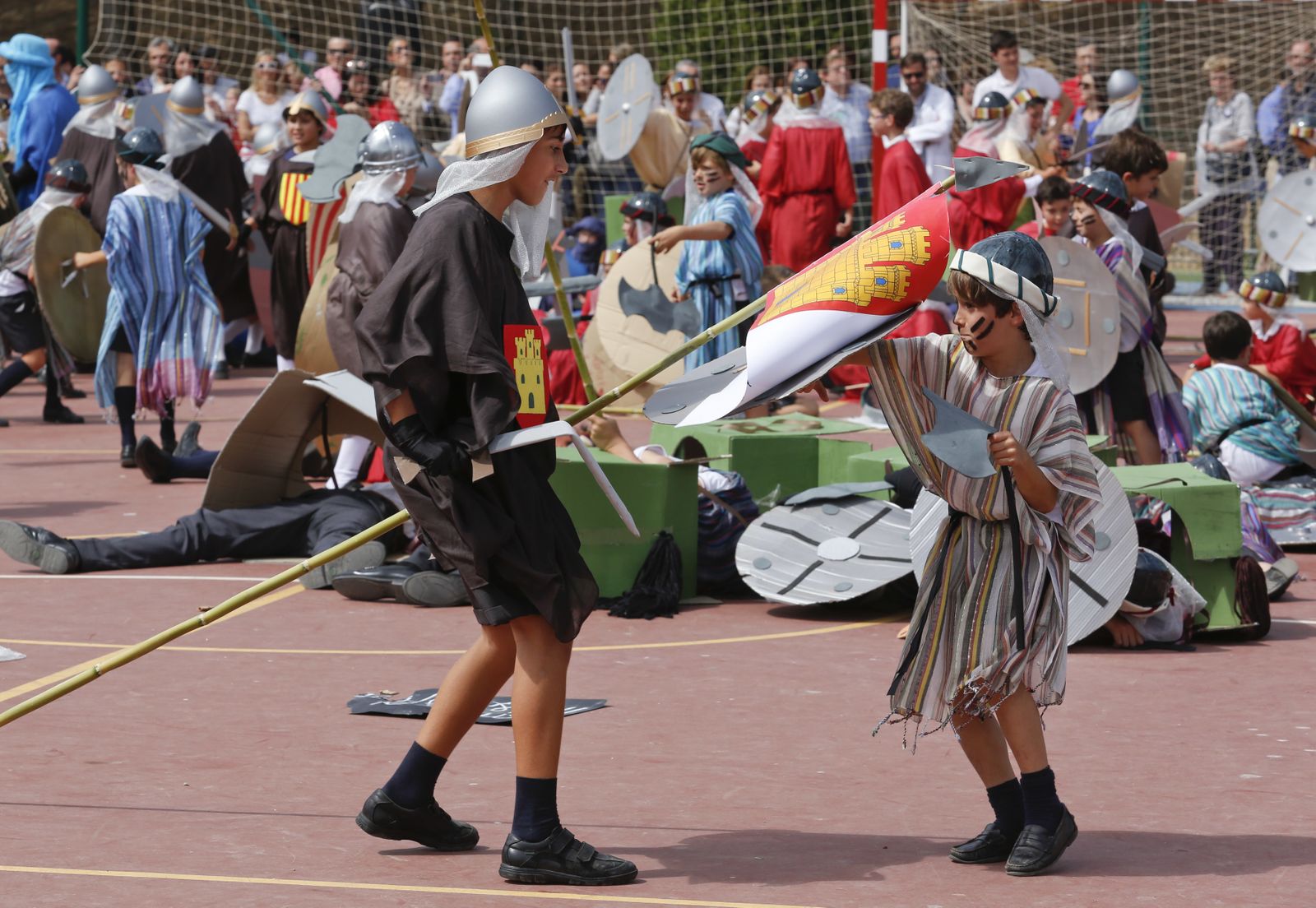 La Batalla de las Navas de Tolosa escenificada por los alumnos de El Romeral