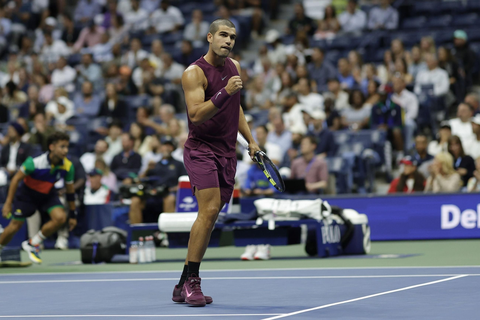 Las fotos del demoledor Alcaraz en la segunda ronda del US Open
