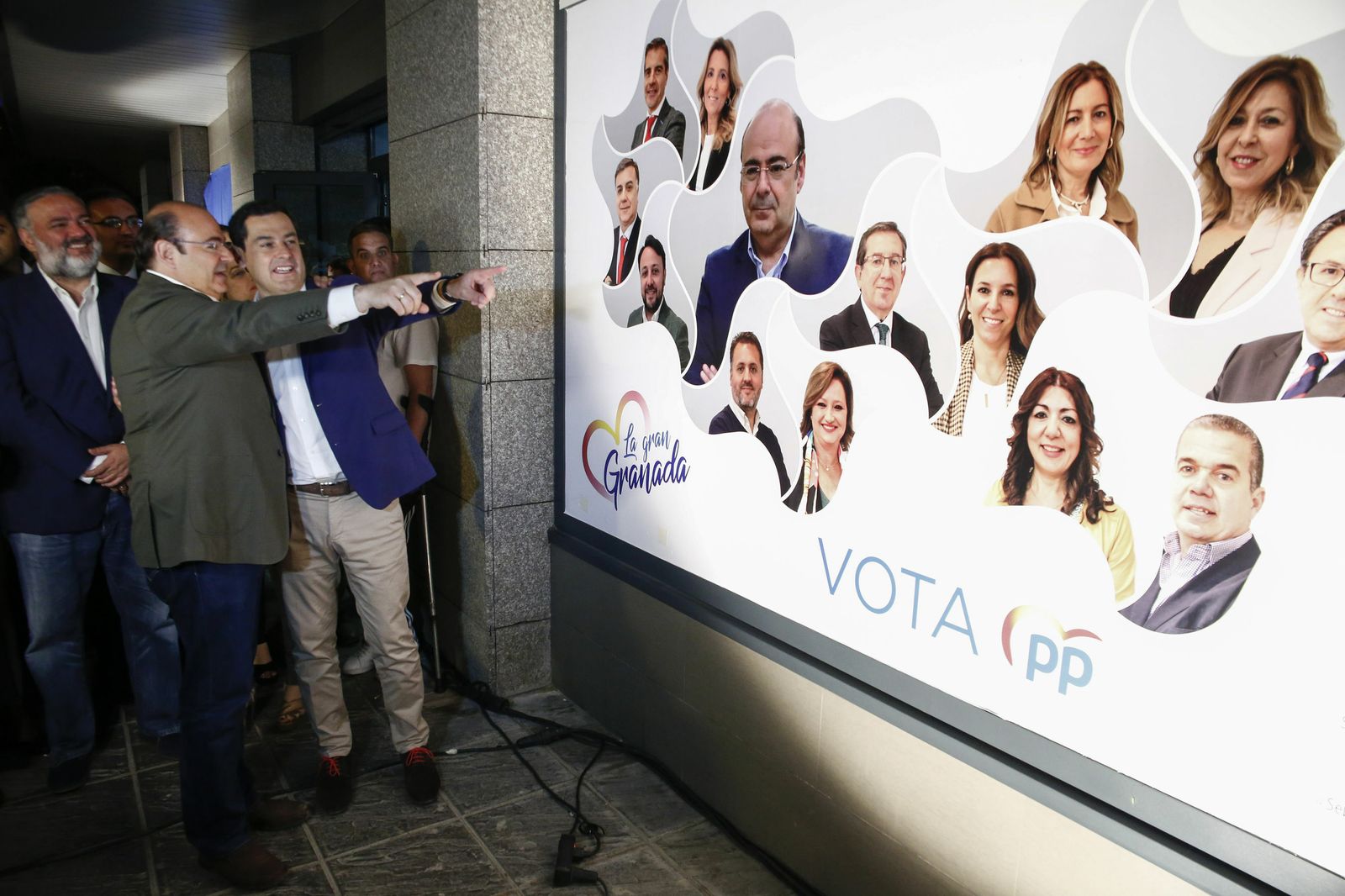 Las imágenes del inicio de la campaña del PP