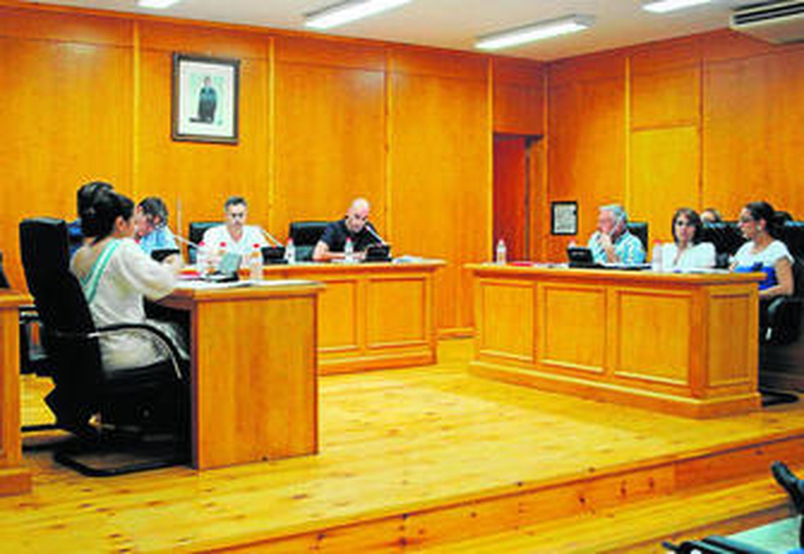 Momento del pleno celebrado en Olula del Río este pasado jueves.