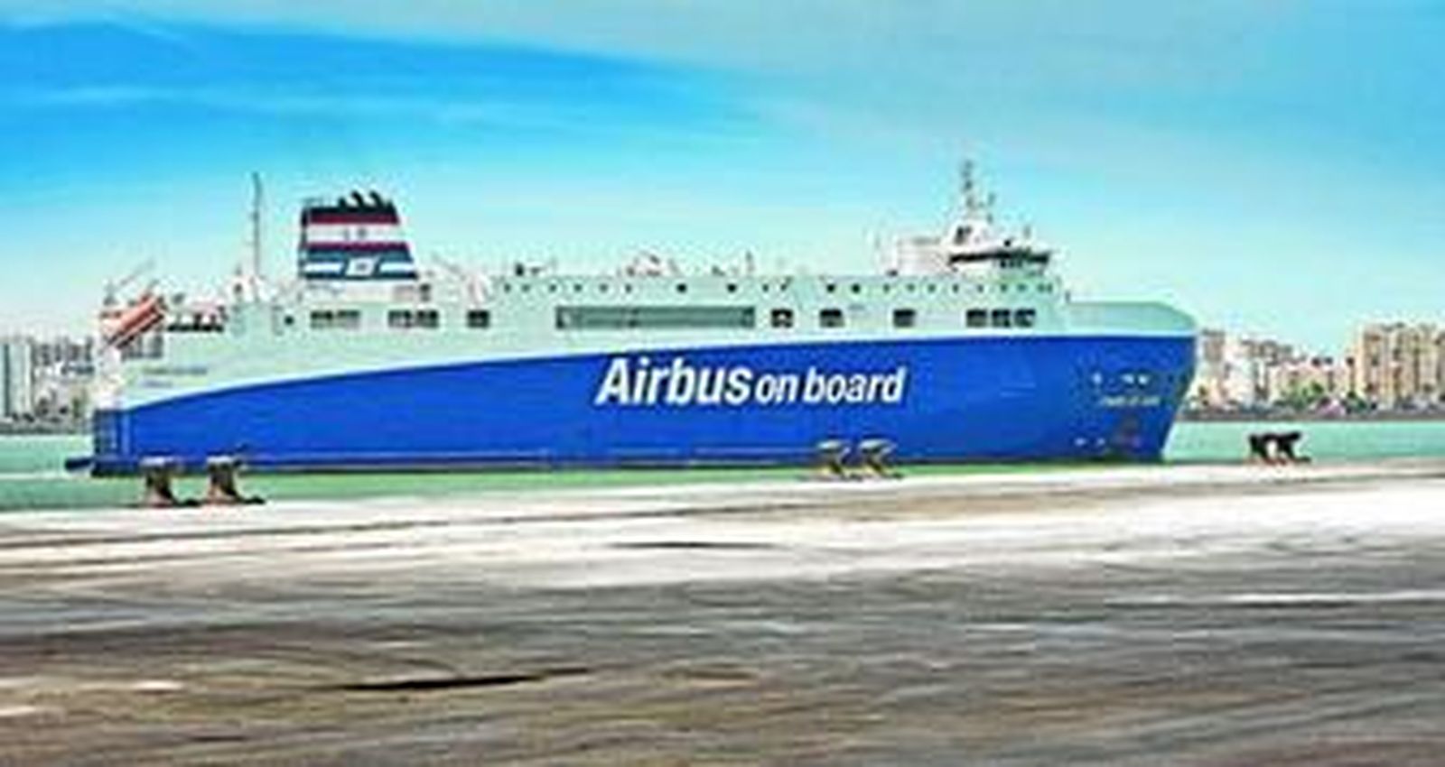 Uno de los buques de LD Lines que hace la línea con La Cabezuela, donde suele cargar piezas fabricadas en Airbus.