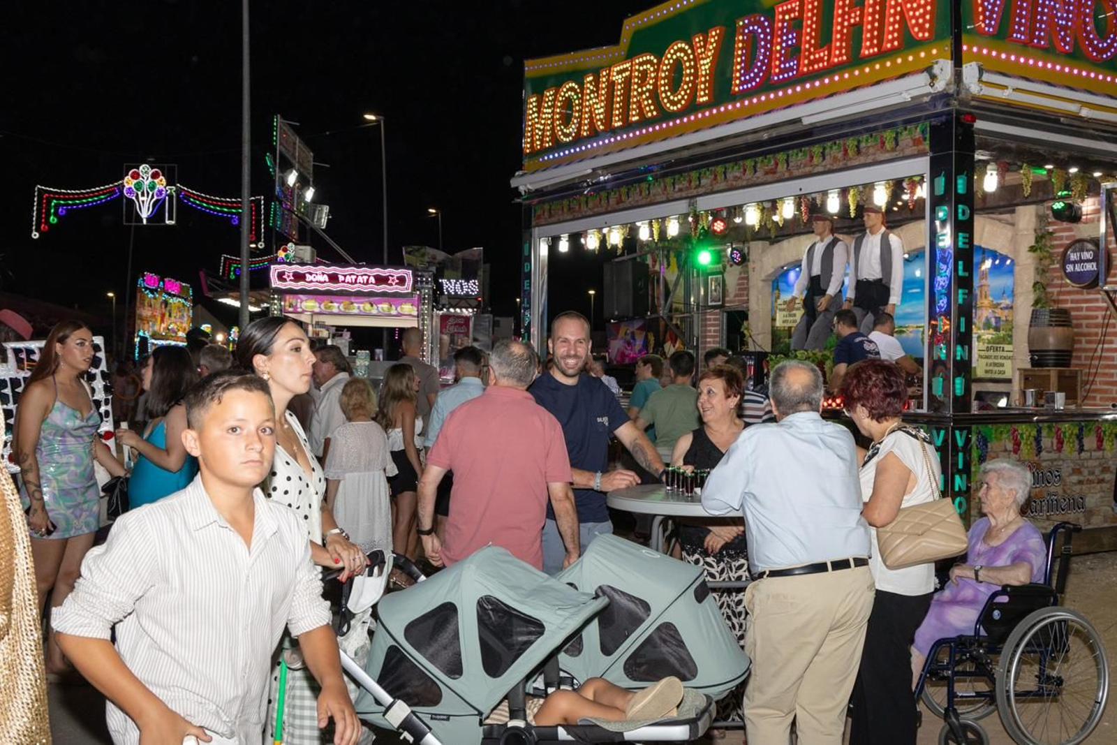 Así disfrutan los torrecampeños de su feria.