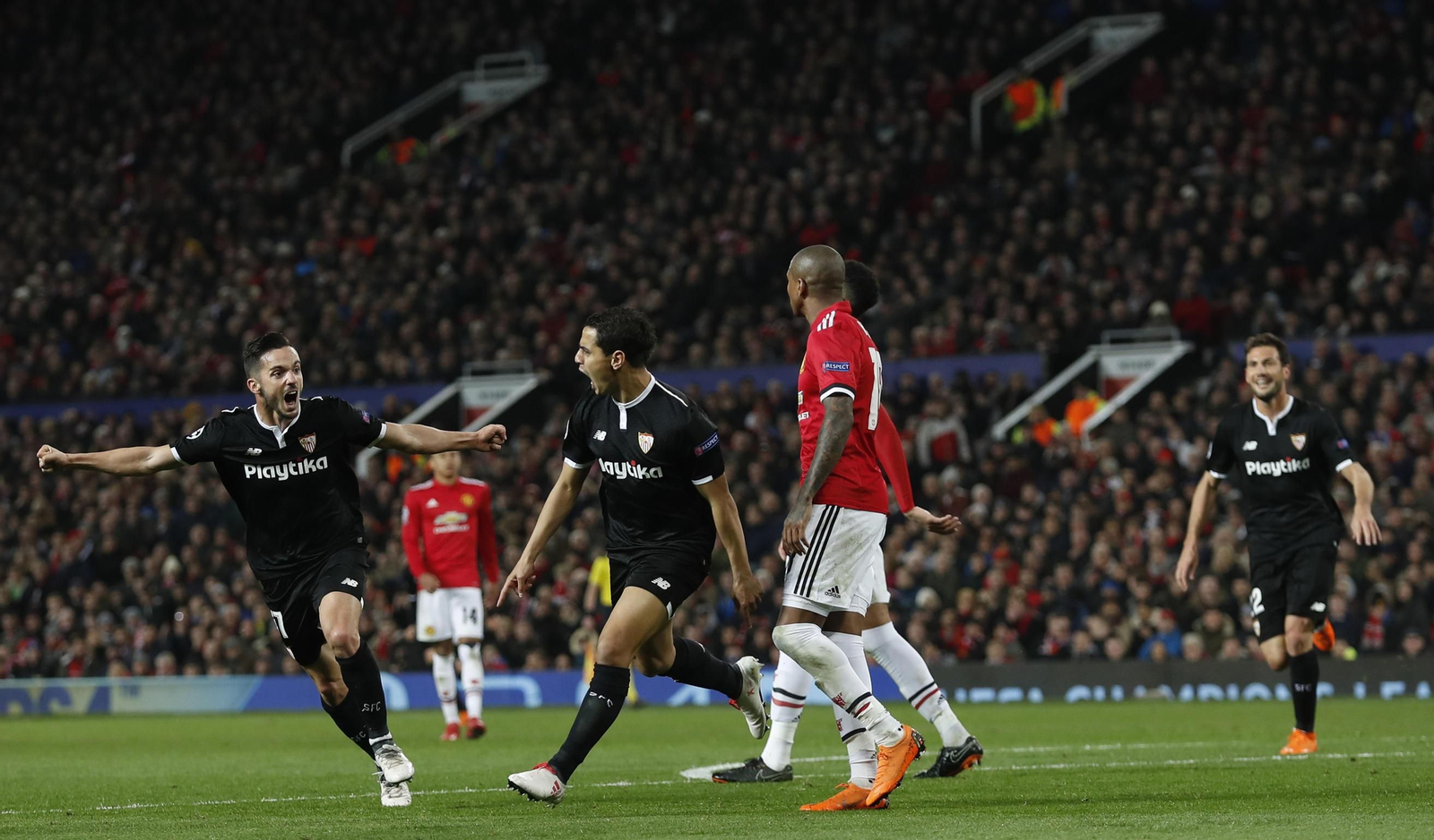 Las imágenes del Manchester United-Sevilla