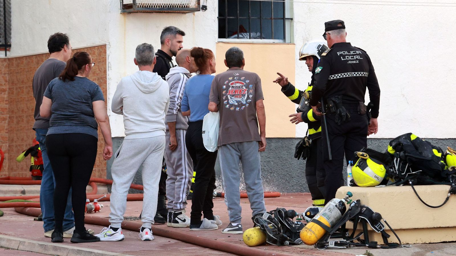 Incendio en una vivienda de San Telmo en Jerez