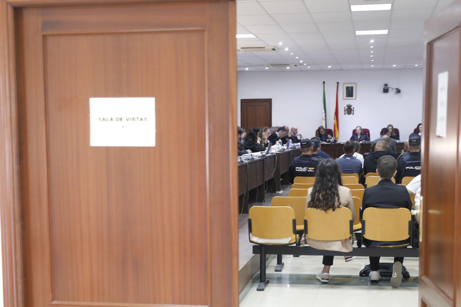 Sala en la sede de Algeciras de la Audiencia Provincial de Cádiz.