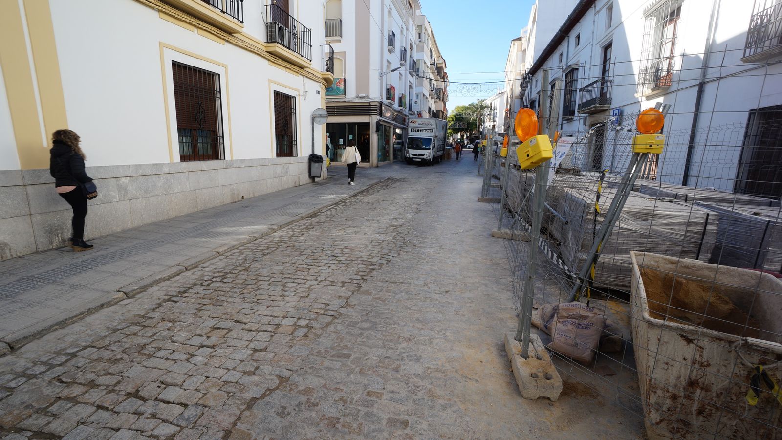 Tramo pendiente hacia la avenida de Andalucía.