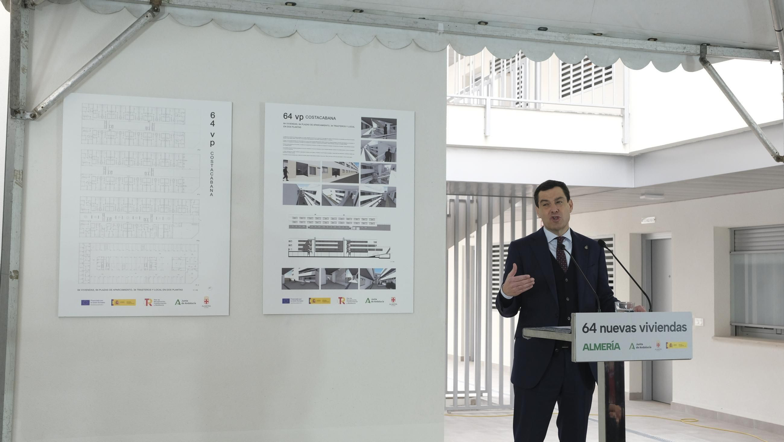 Las imágenes de la entrega de viviendas de VPO en Costacabana