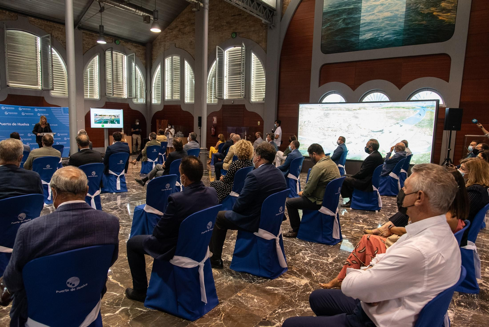 Imágenes de la presentación de la marina del Odiel del Puerto de Huelva