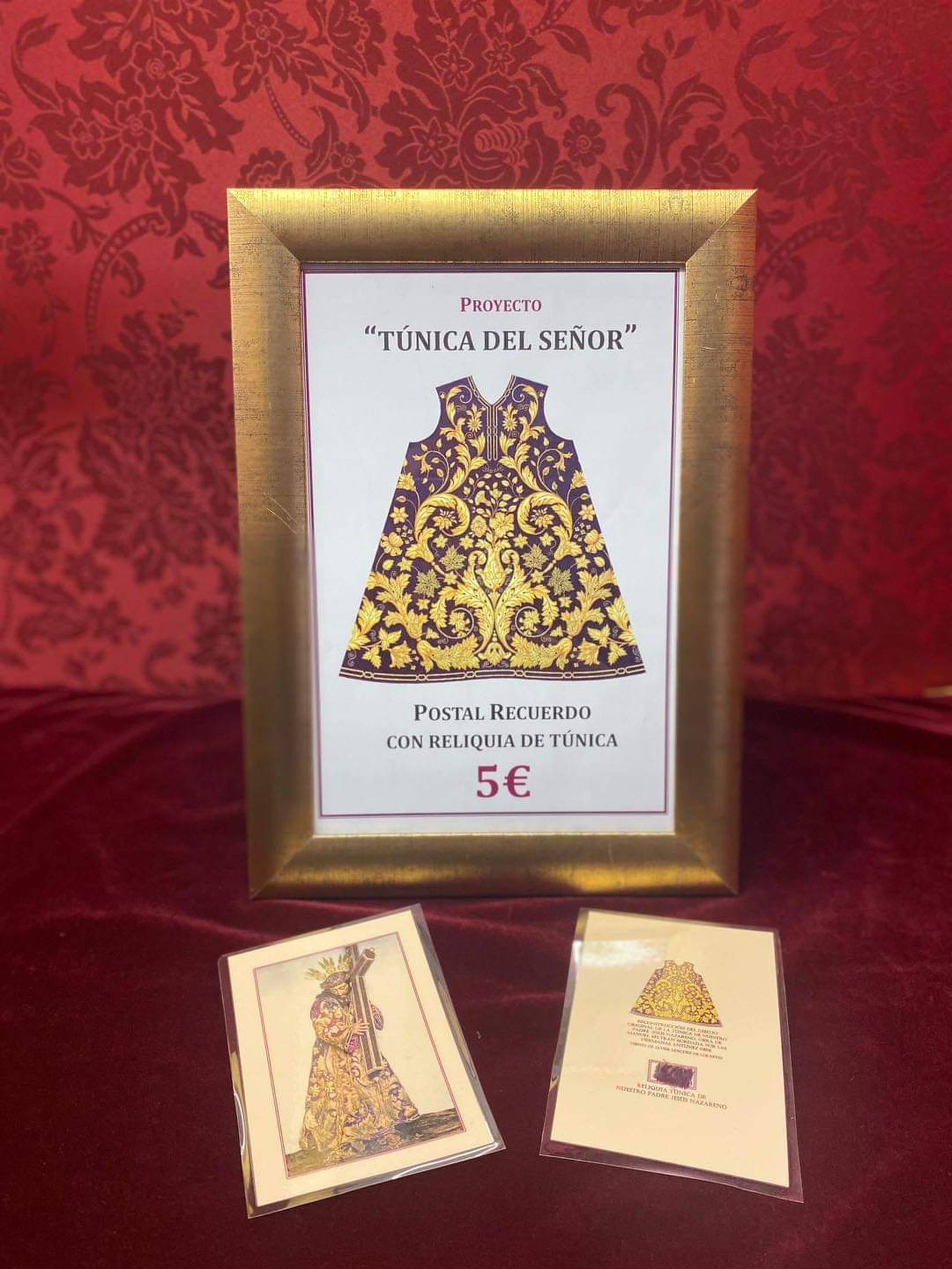 Tarjetas postales para el proyecto "Túnica del Señor"