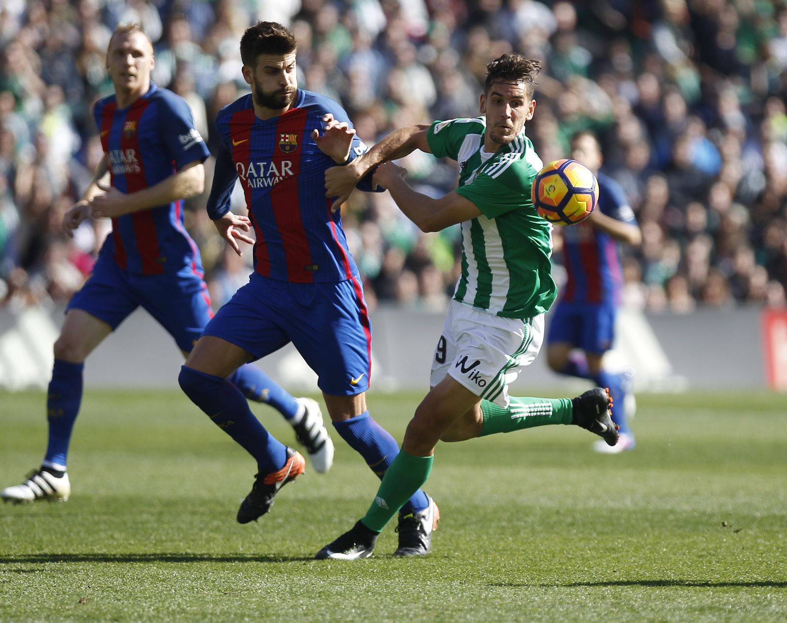 El Betis-Barcelona, en imágenes