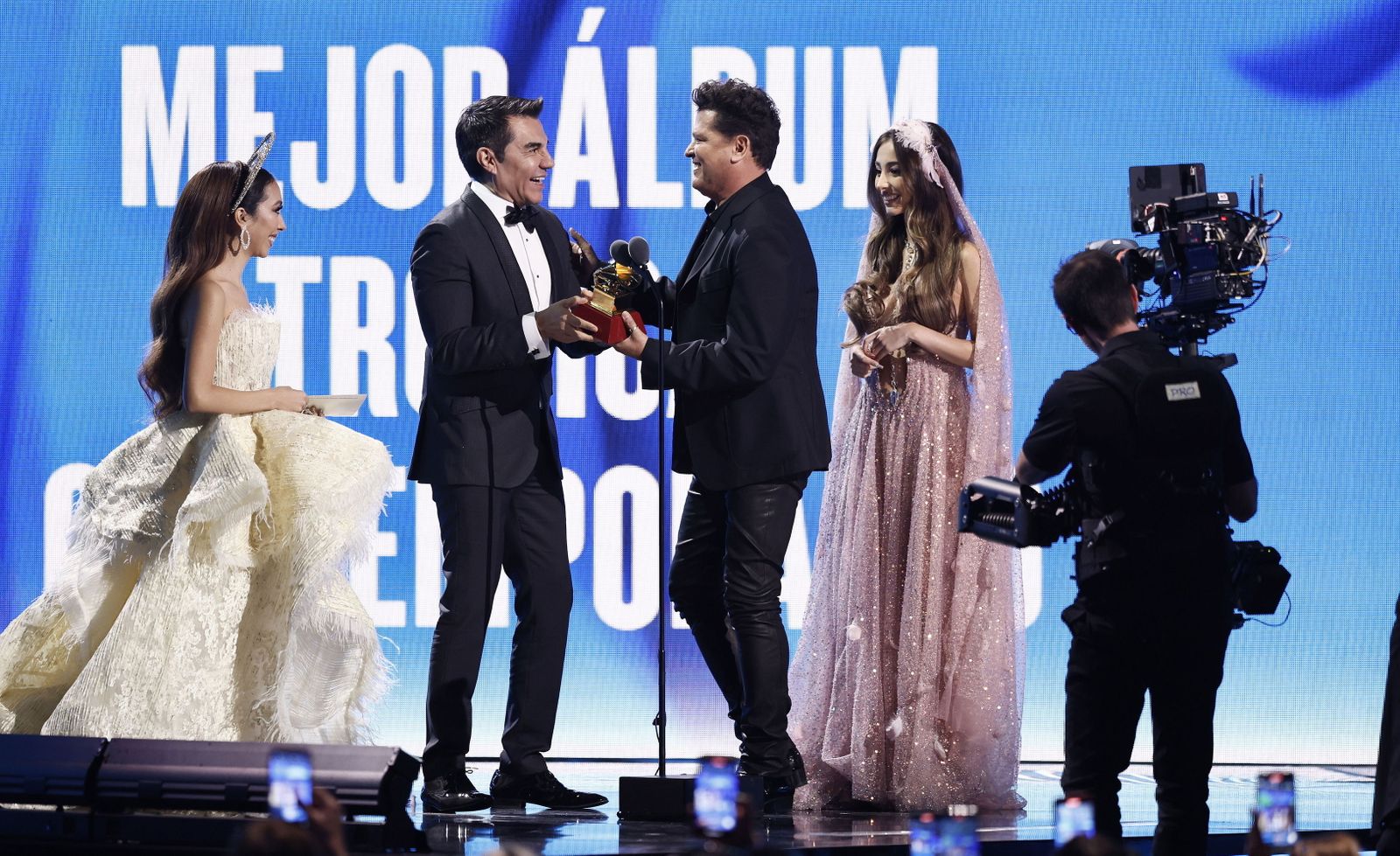 La alfombra roja de los Grammy latinos