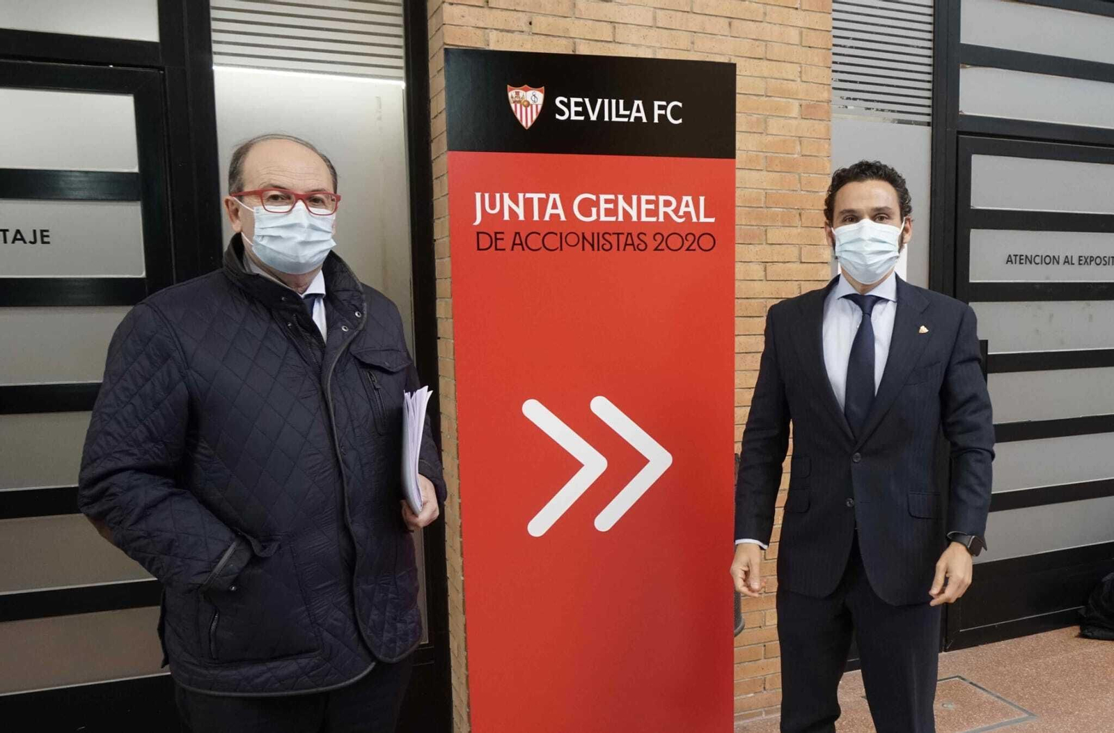 Castro y Del Nido Carrasco, antes de ingresar en Fibes a la Junta.
