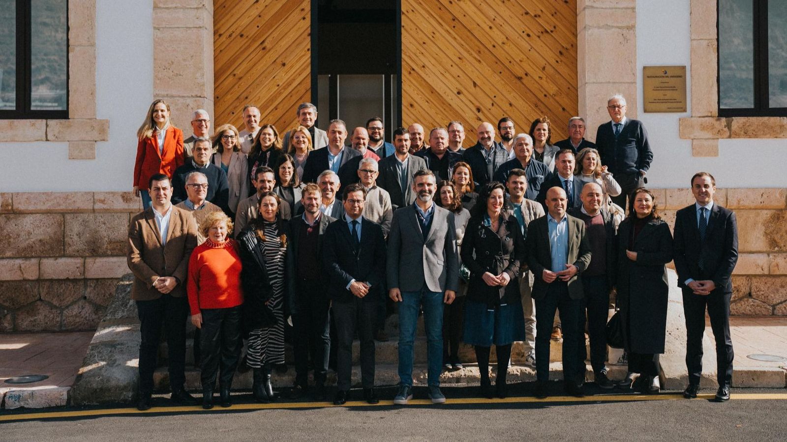 Reunión del Consejo de Alcaldes del Partido Popular celebrada este viernes en Almería.