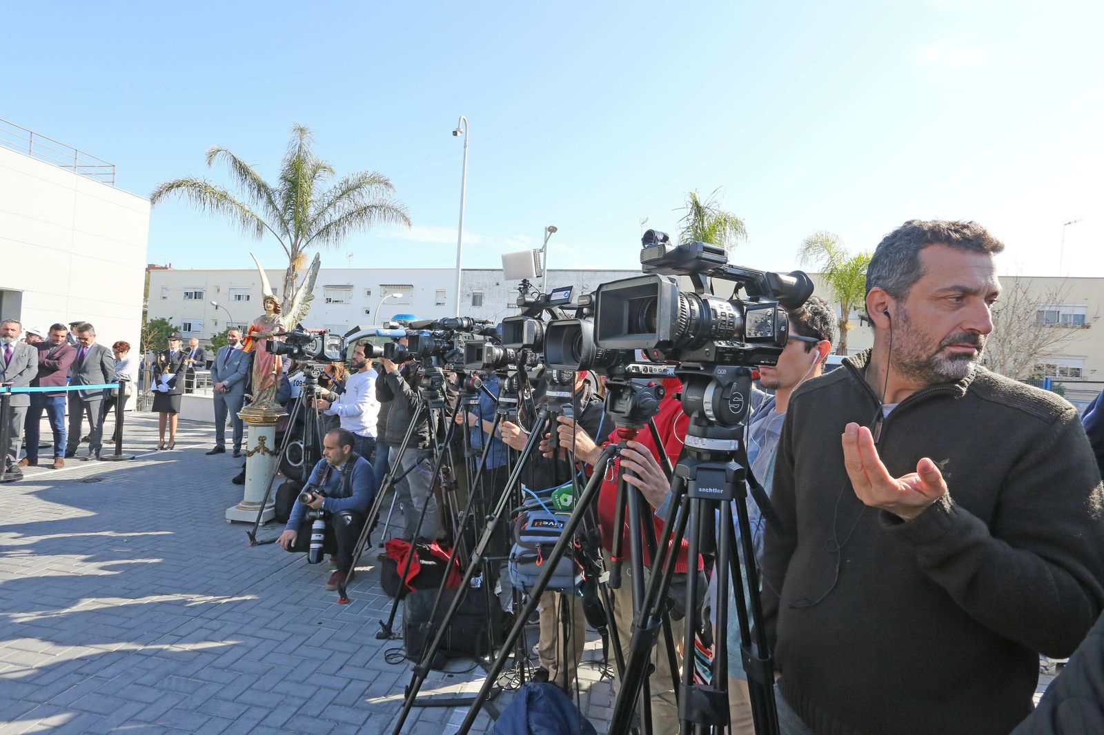 Inaguración de la nueva comisaría por el ministro del Interior Grande- Marlaska