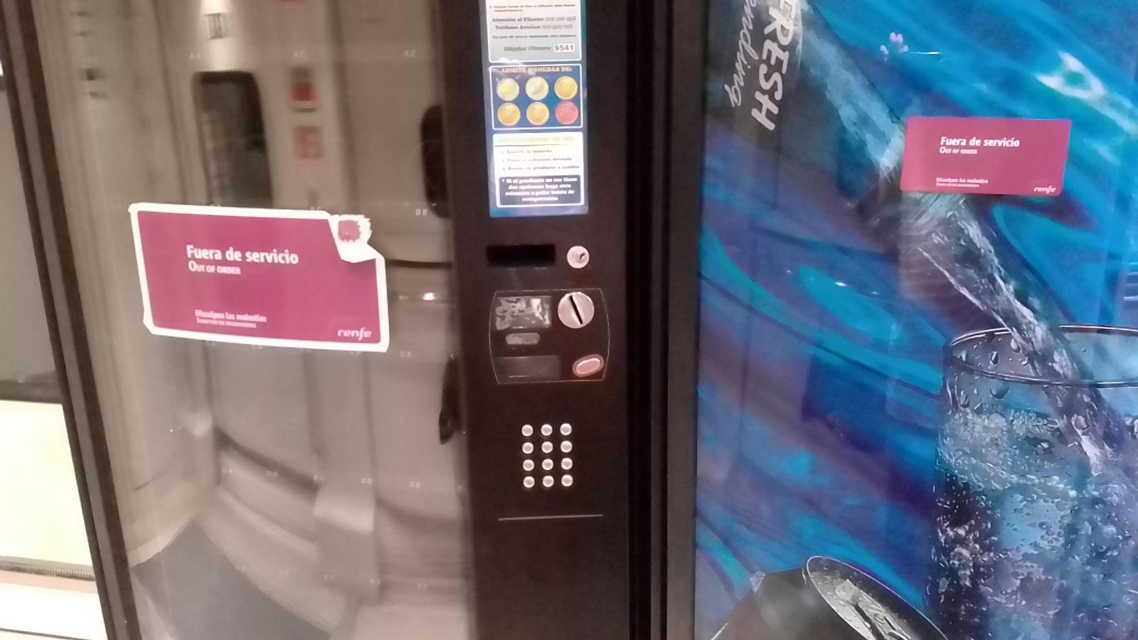 Máquinas de vending fuera de servicio Máquinas de vending fuera de servicio
