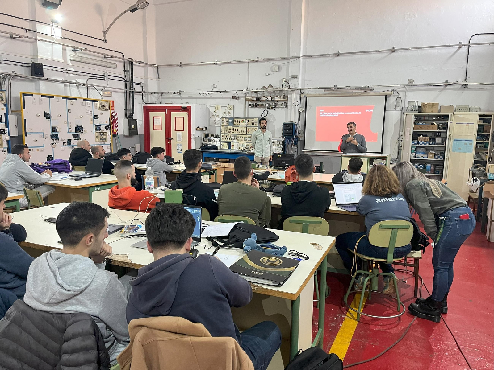 Los alumnos que se forman en FP dual.