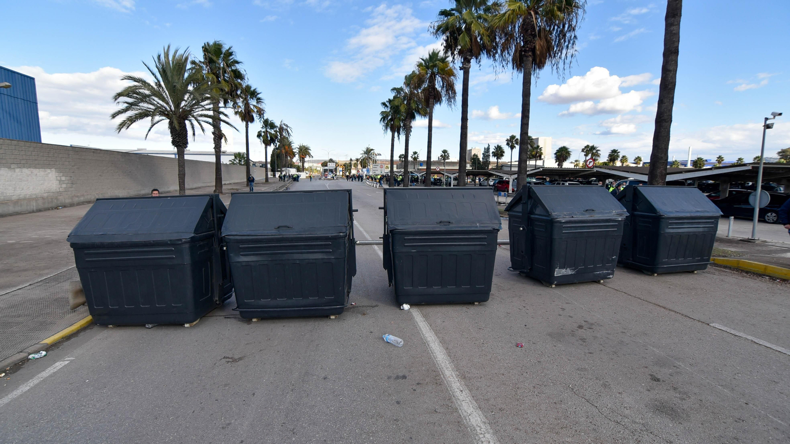 Noveno día de Huelga en del sector del metal en el Campo de Gibraltar