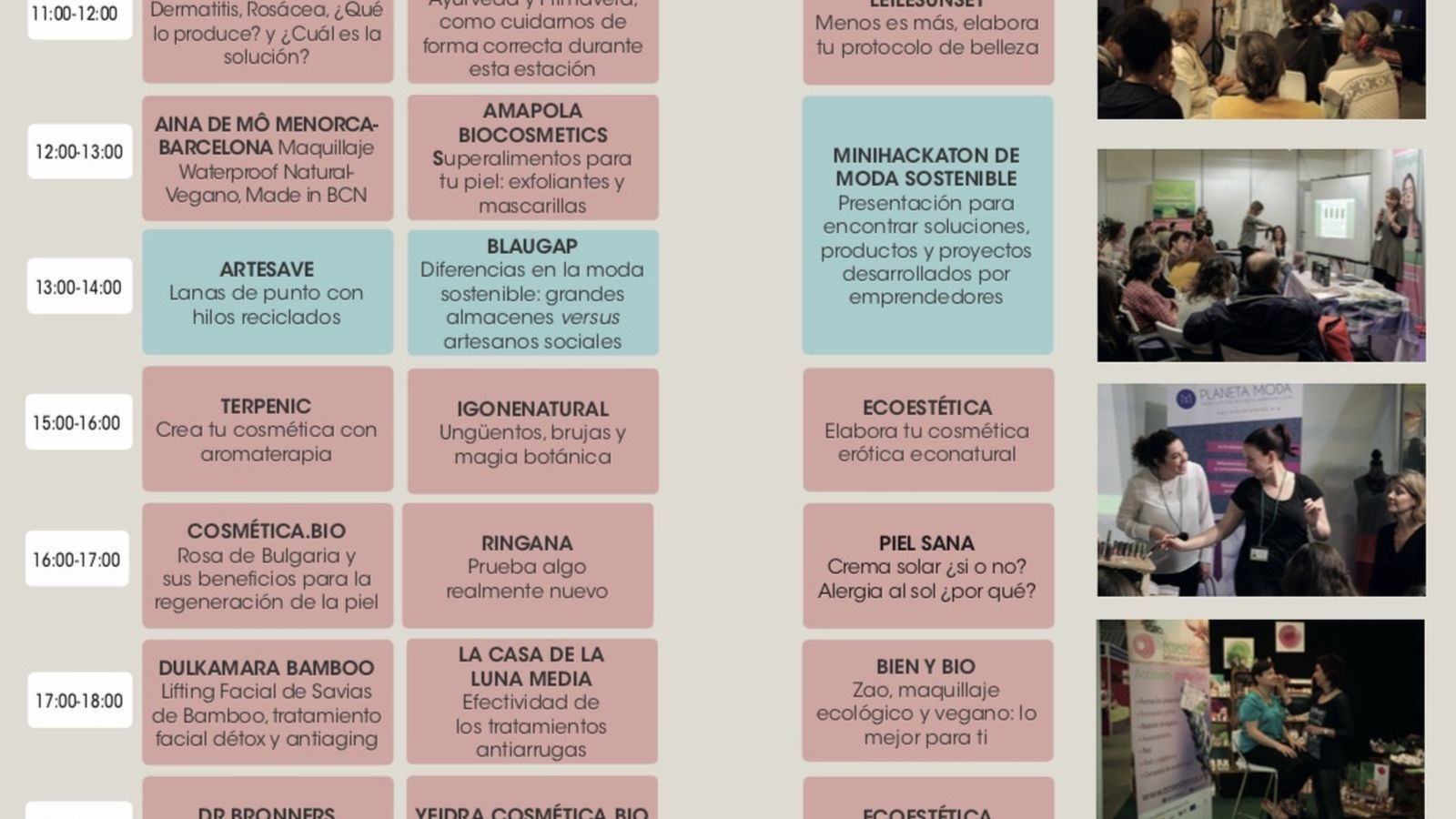 Showroom ecoestética: talleres