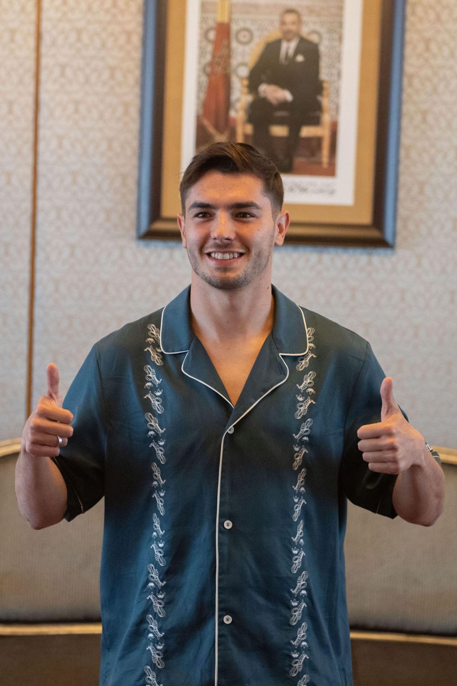 Brahim, recibido en Marruecos como un ídolo