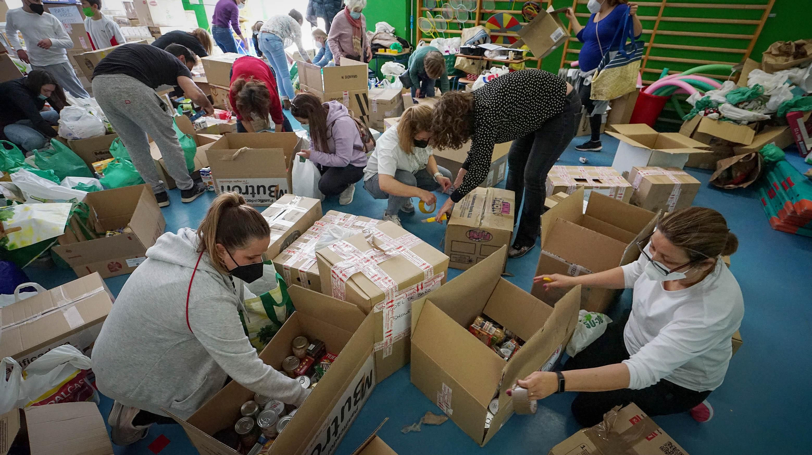 Masiva respuesta solidaria de Jerez con Ucrania