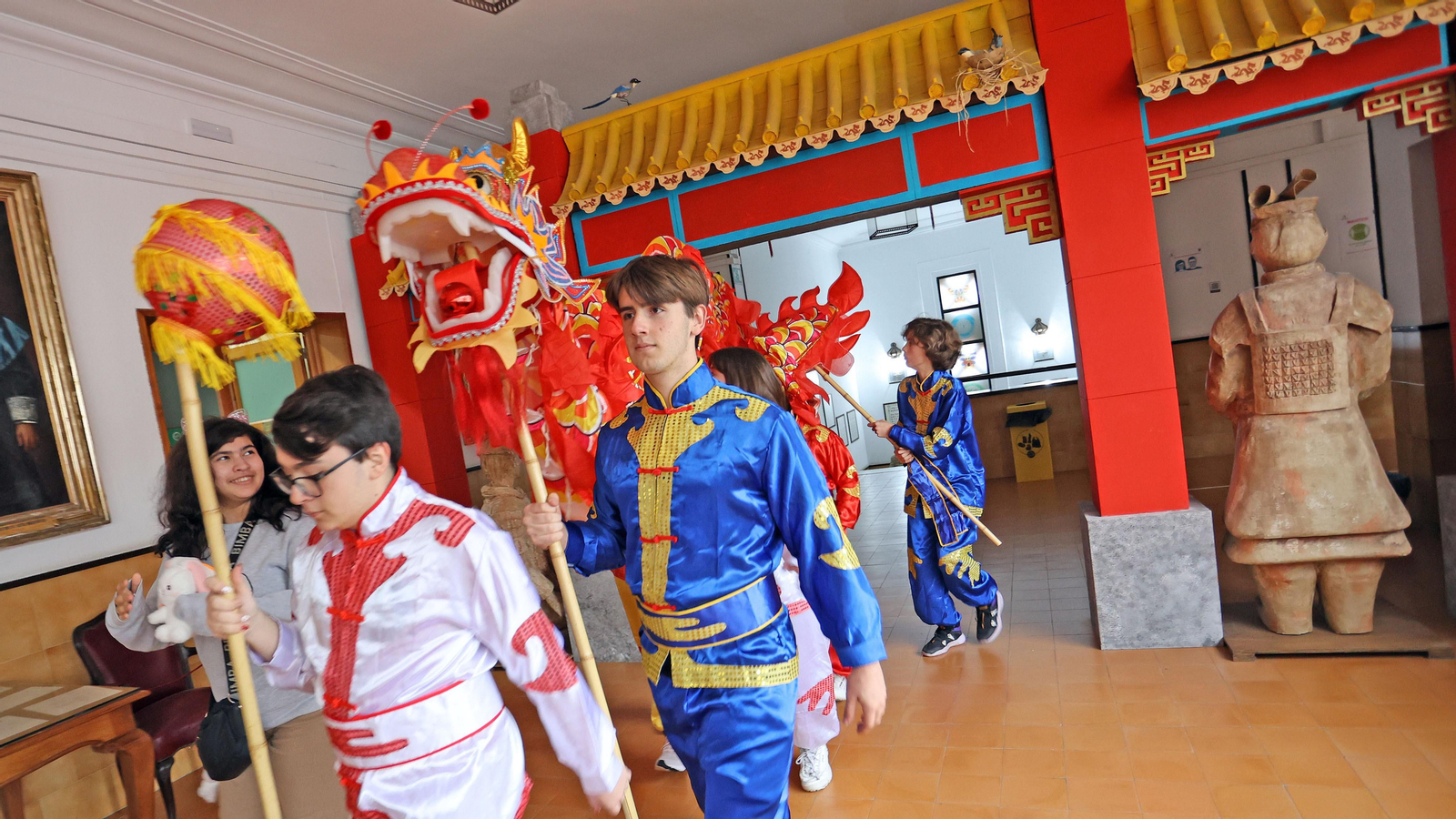 Celebración del Año Nuevo Chino en el IES Coloma de Jerez