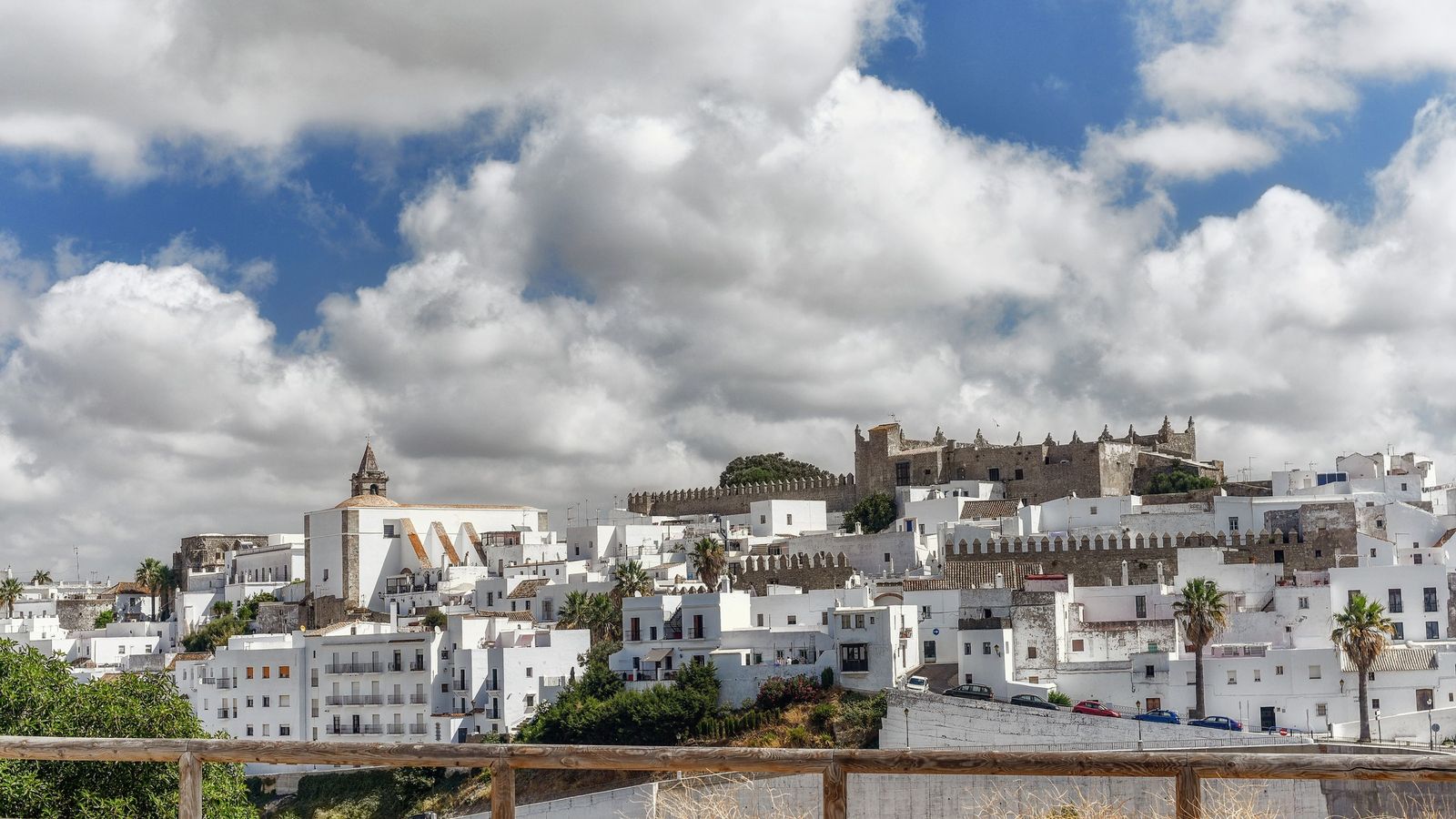 Vistas del casco histórico de Vejer