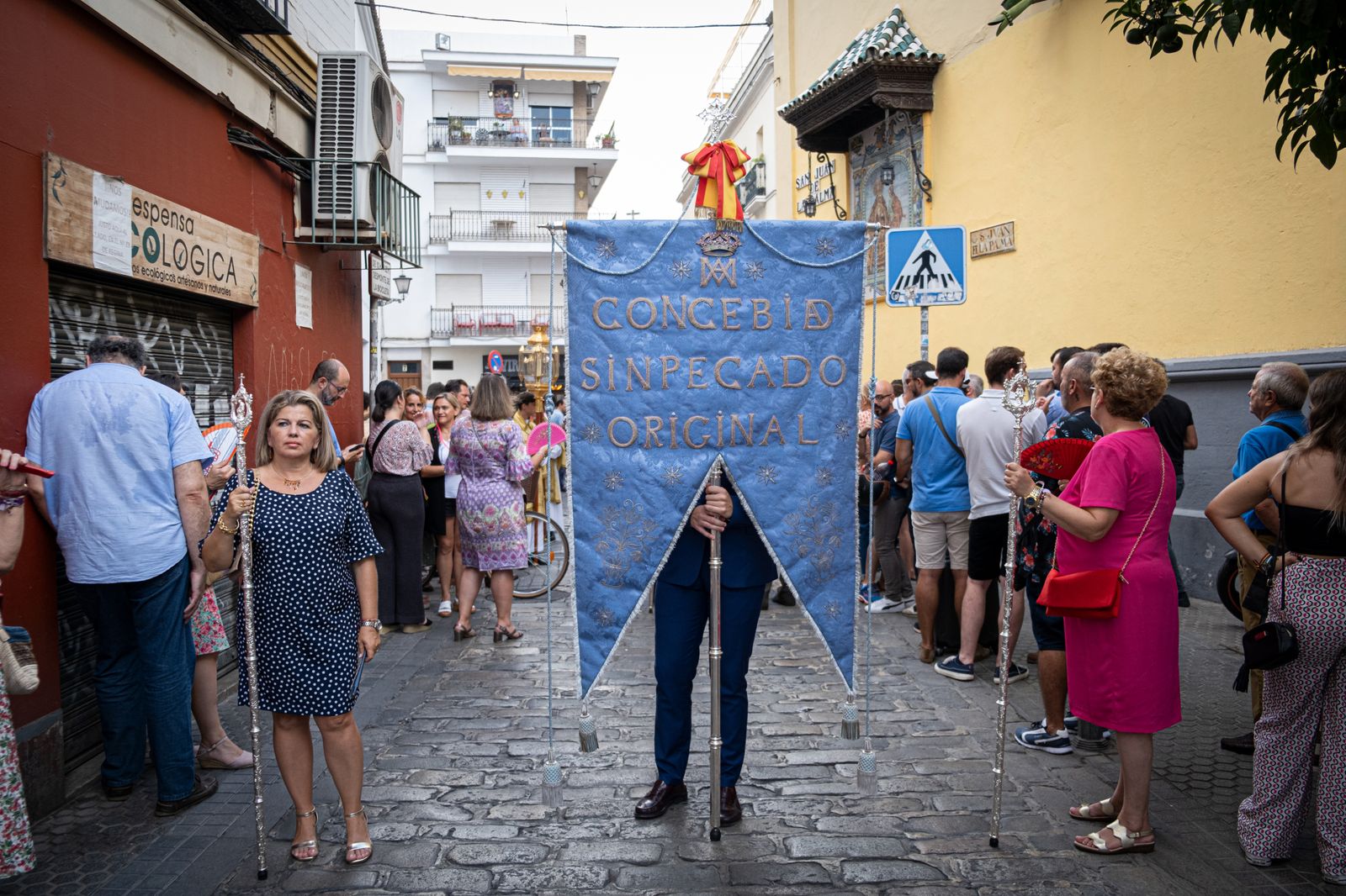 Las imágenes de la salida de la Divina Pastora de Santa Marina