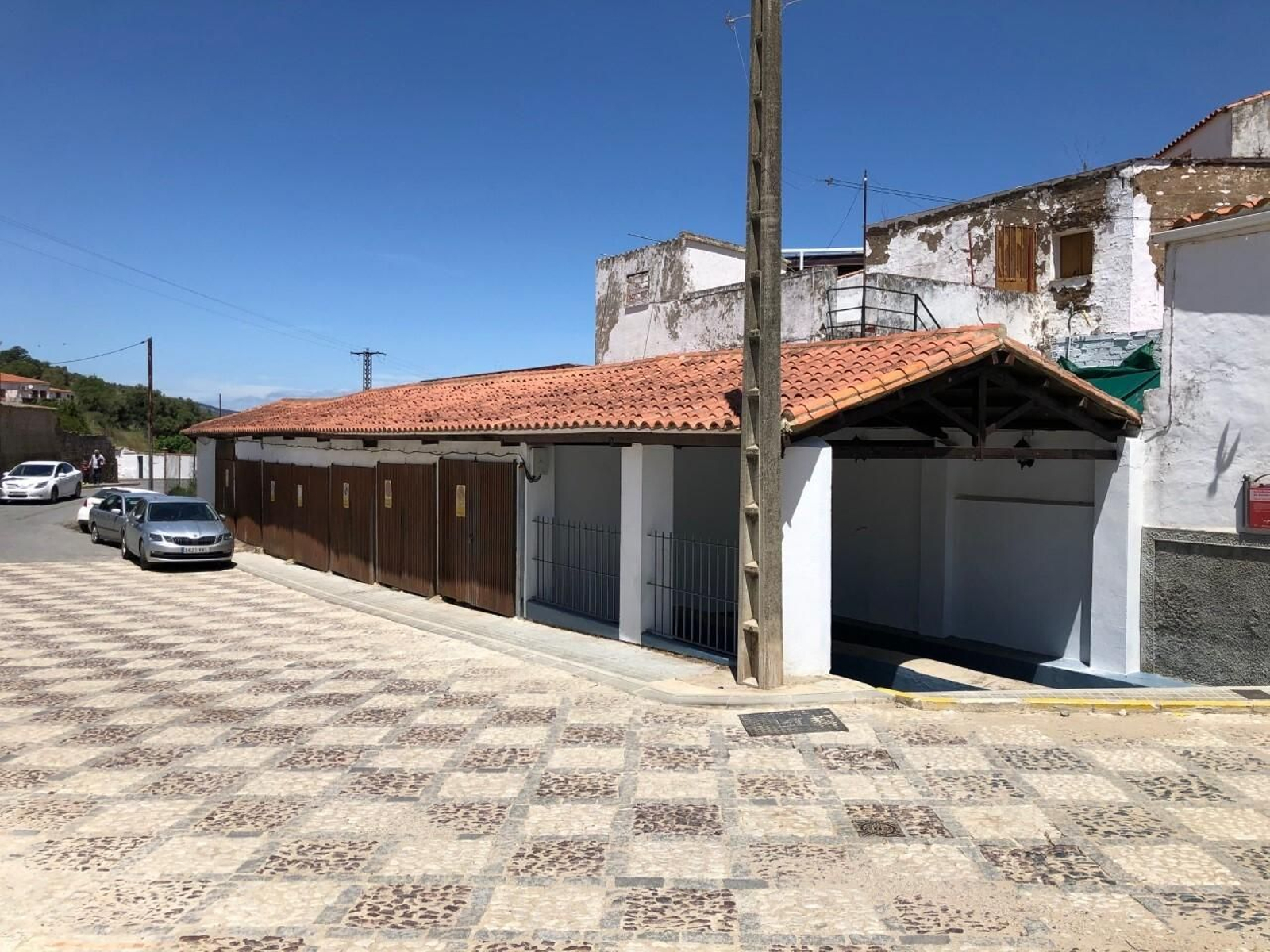 Las obras mantendrán la estética original de los lavaderos de Aroche.