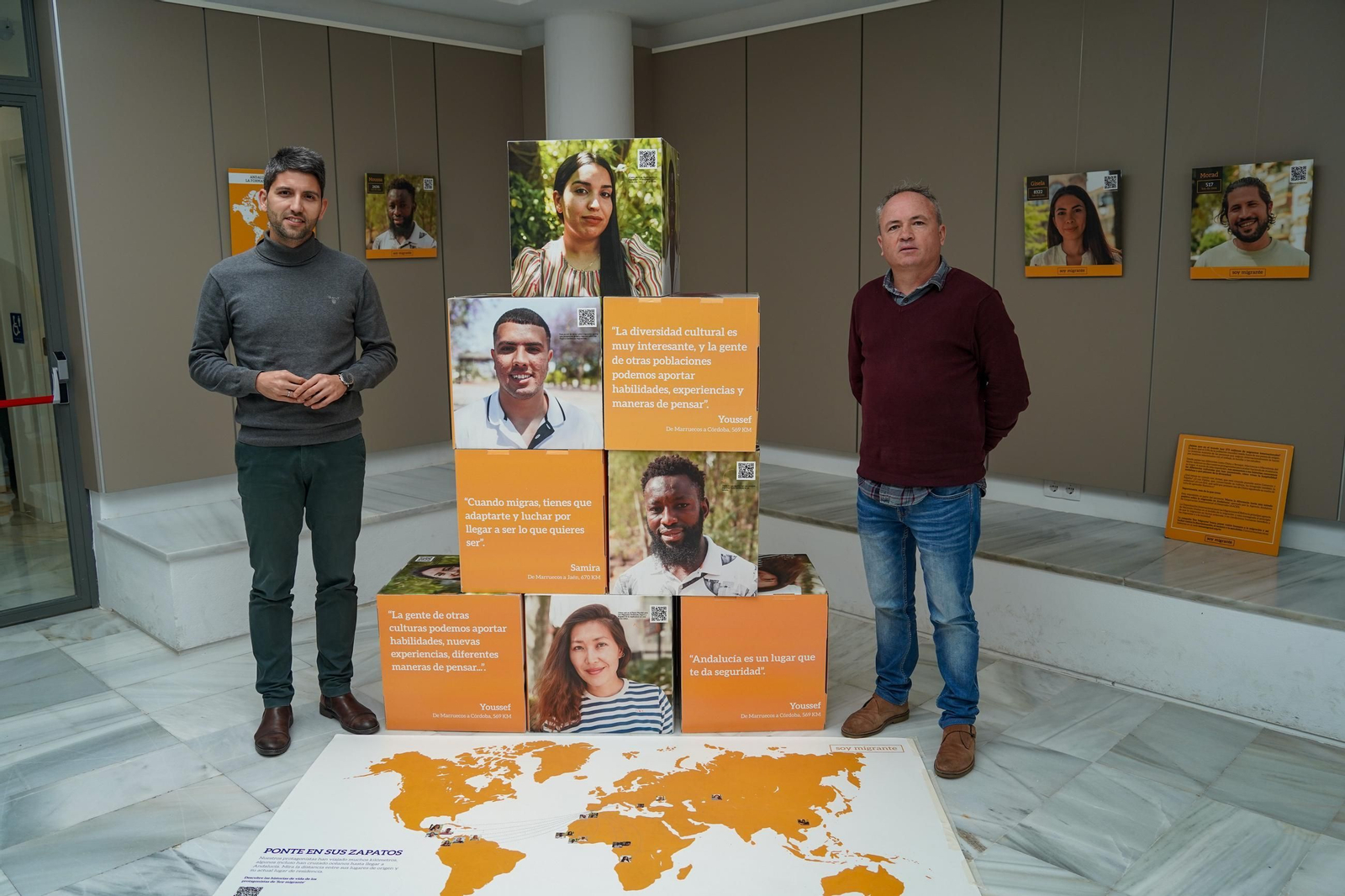 Ya se puede visitar la exposición 'Soy Migrante' en El Ejido.