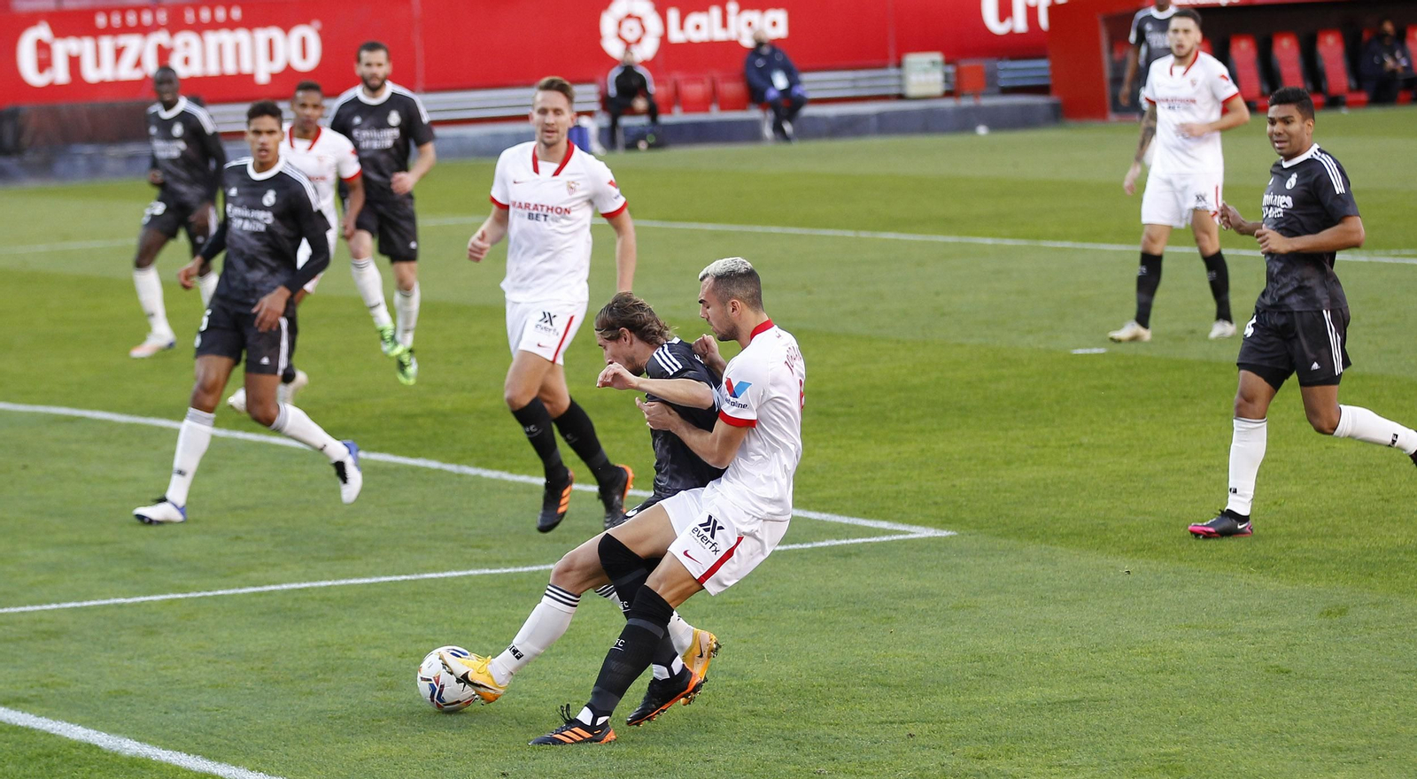 Las imágenes del Sevilla -Real Madrid