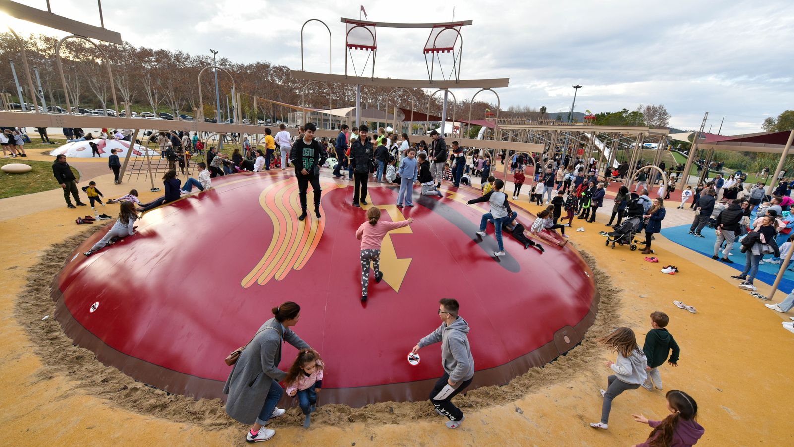La inauguración del parque Barbésula en Guadiaro, en imágenes