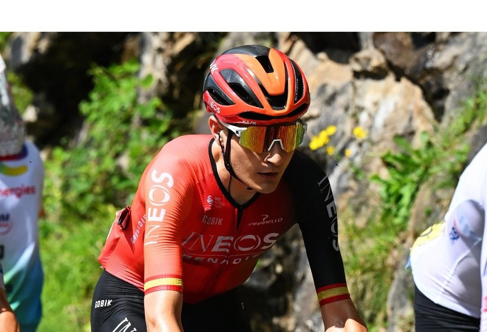 Carlos Rodríguez sufrió en la etapa de los Pirineos. Carlos Rodríguez sufrió en la etapa de los Pirineos.
