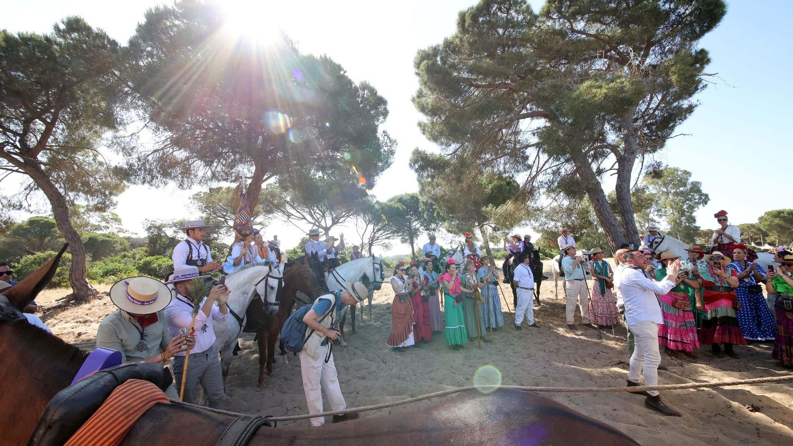 Jueves de camino de la Hdad de Jerez por el Coto Doñana