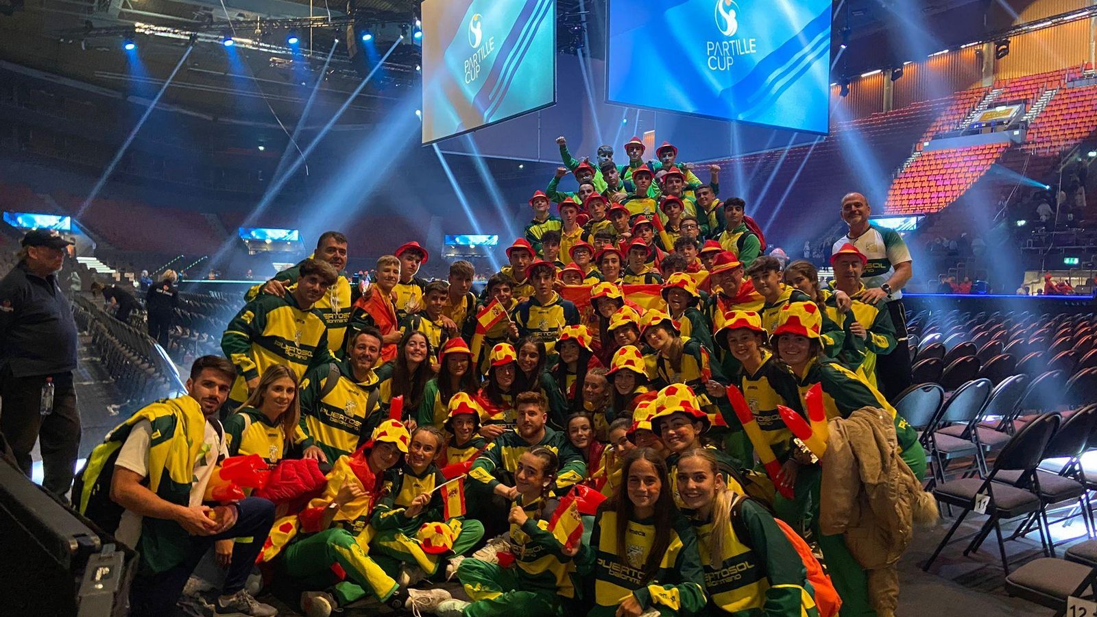 El Club Balonmano Puertosol en la Partille Cup.