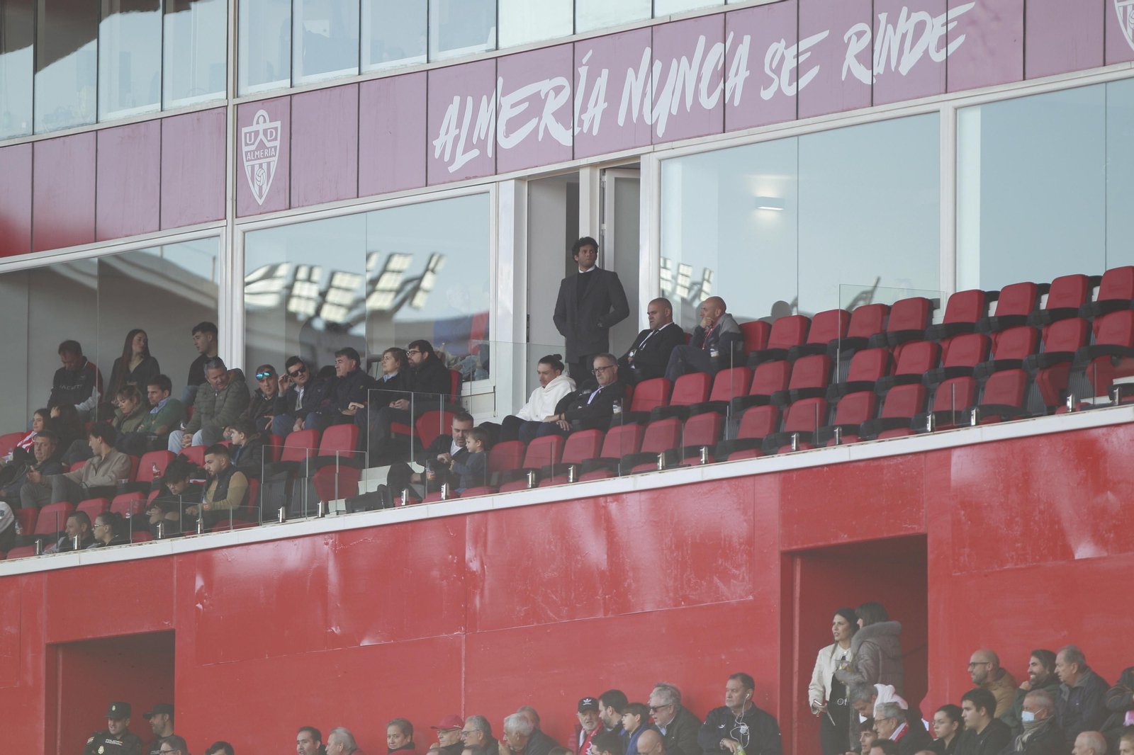 Las mejores imágenes del partido de fútbol U.D. Almería-Girona F.C.