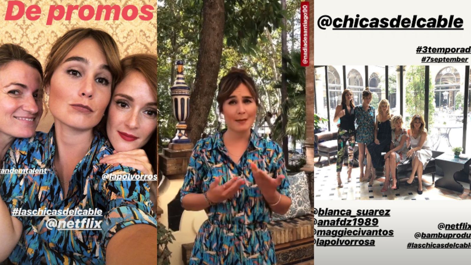 Nadia de Santiago en Instagram.