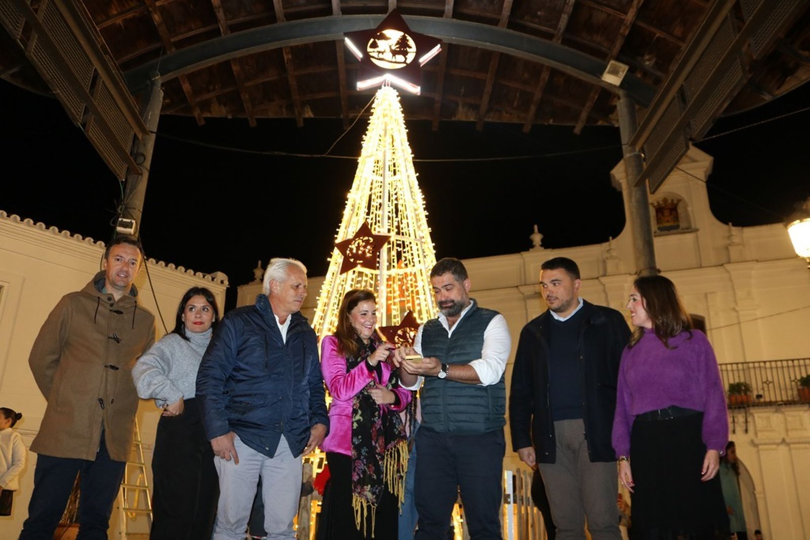 Cartaya ilumina su Navidad en el casco urbano, El Rompido y Nuevo Portil