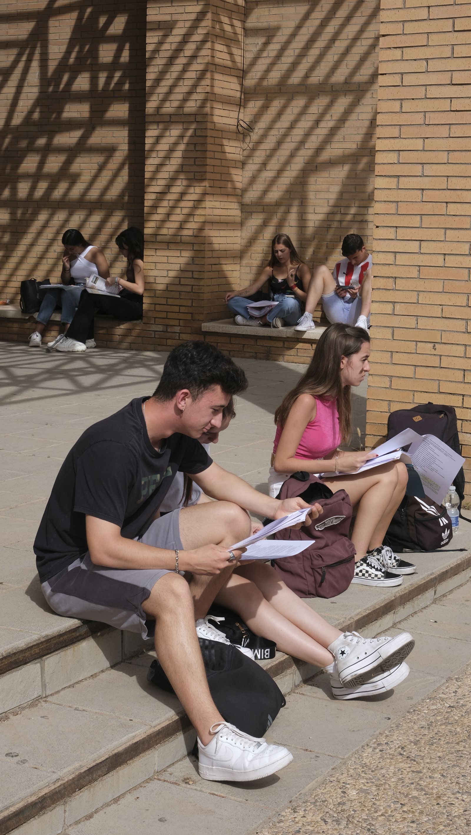 Imágenes de las pruebas de acceso de la PEvAU en la Universidad de Almería