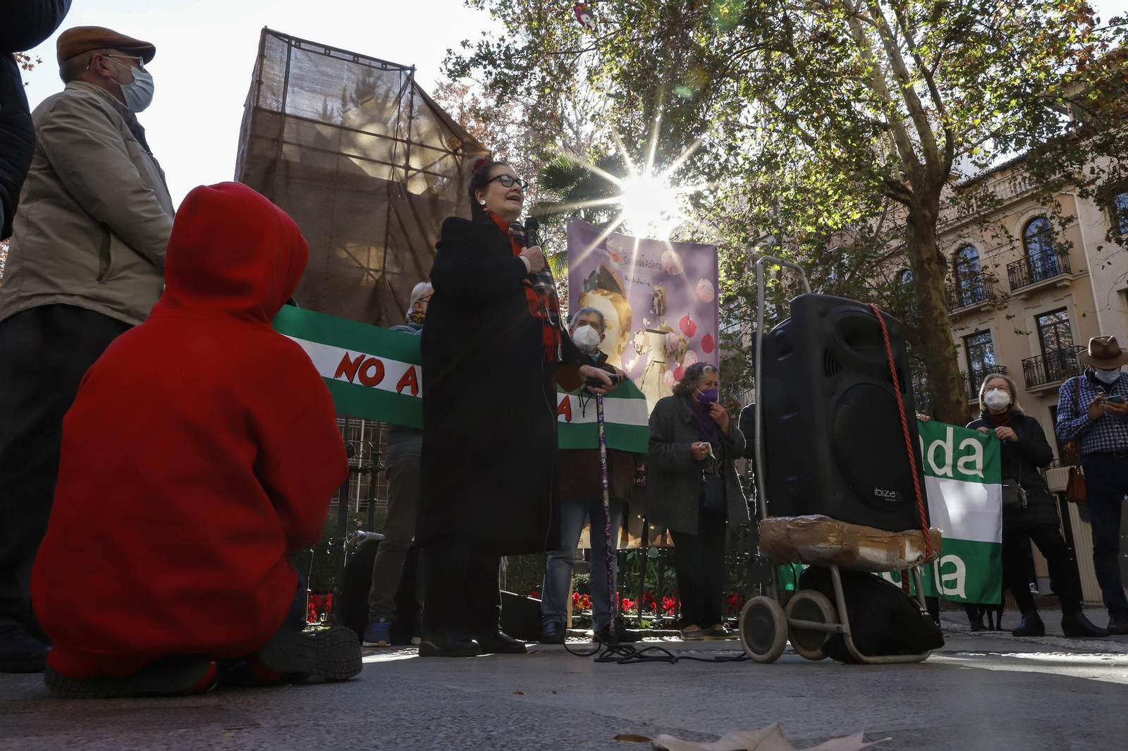 Granada Abierta celebra su acto alternativo a la Toma en honor a la Mariana