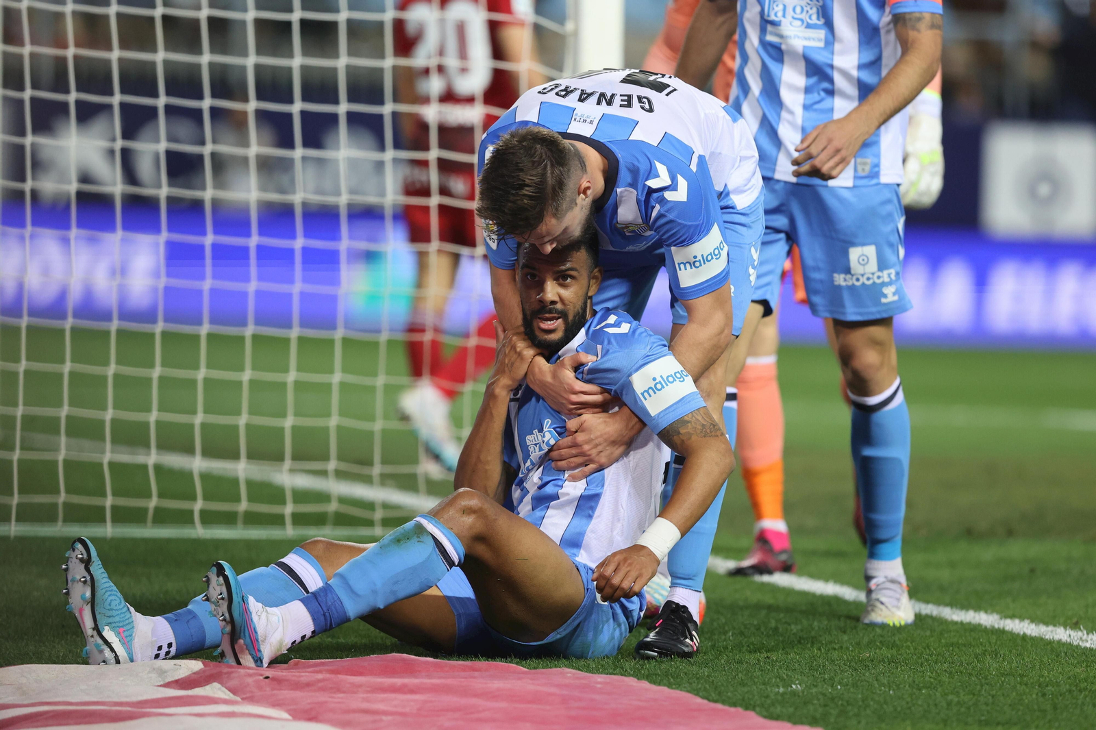 El Málaga CF-Zaragoza, en fotos