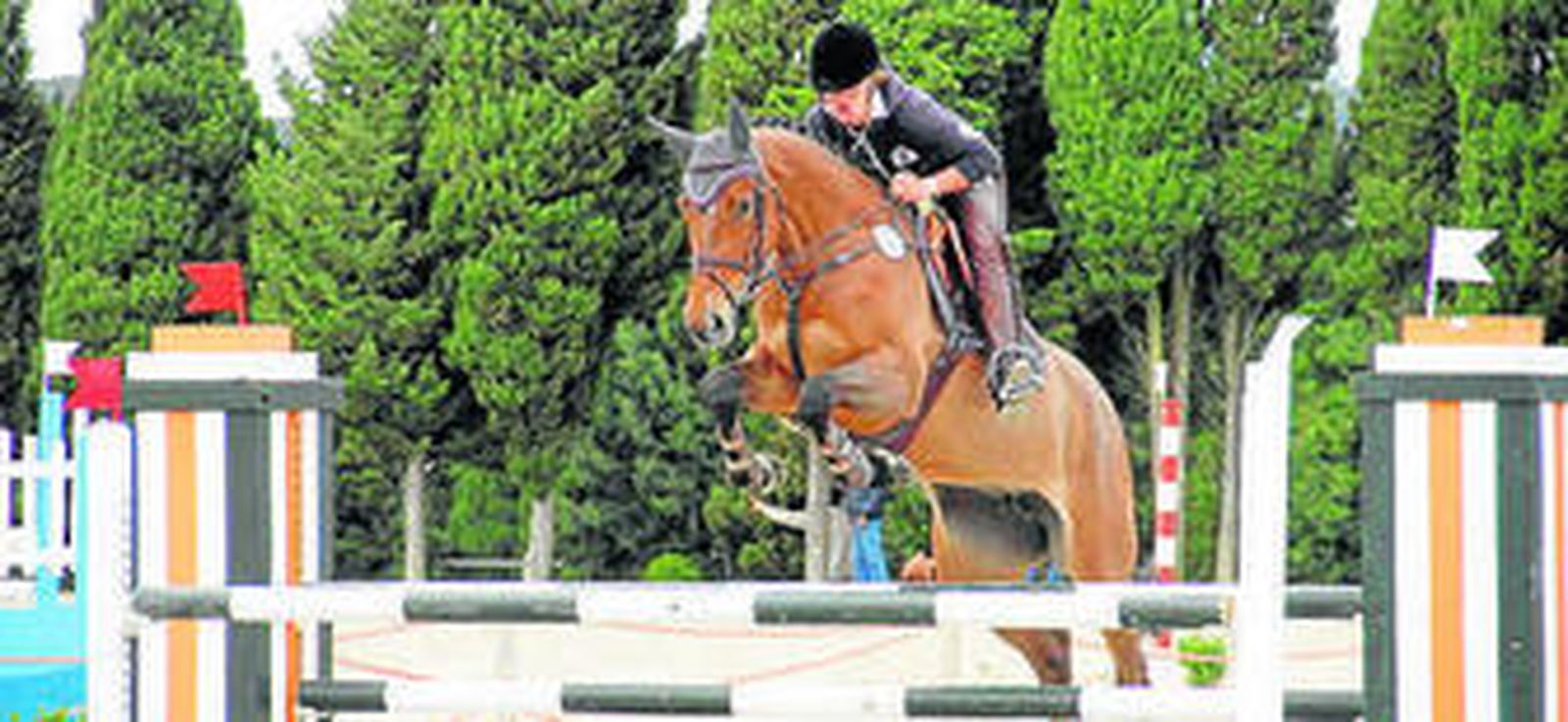 La alemana Lisa Mayleen, a lomos de 'Violette Dawn'.