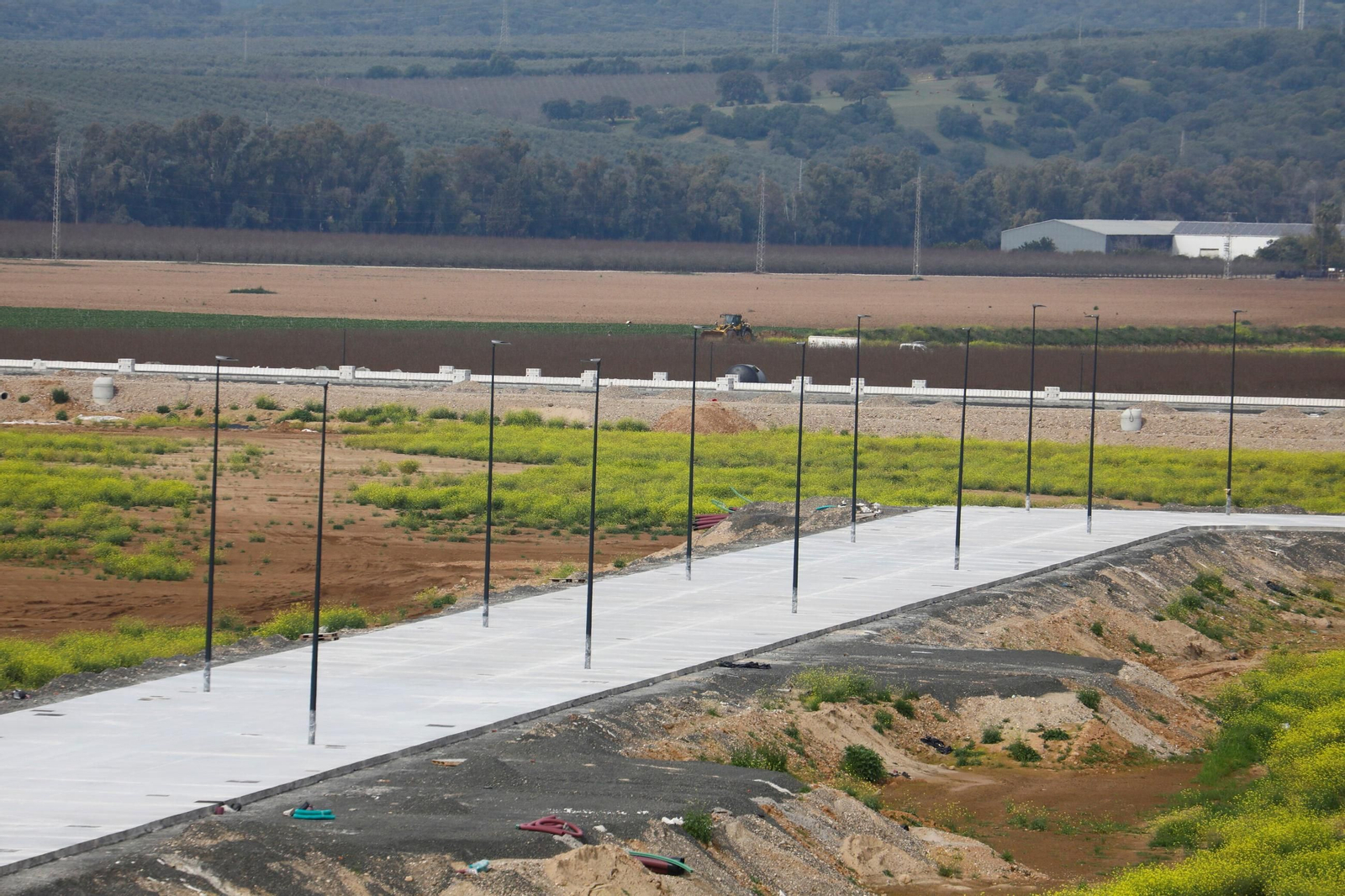El avance de las obras de la Base Logística del Ejército de Tierra, en imágenes