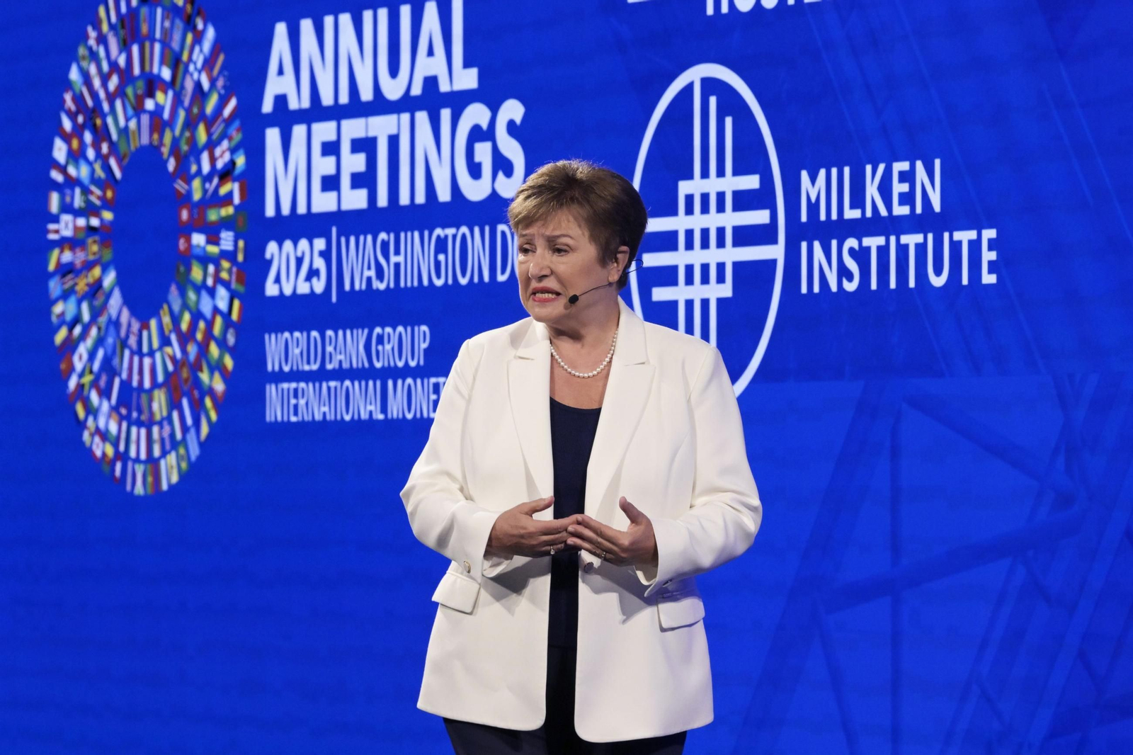 La directora gerente del Fondo Monetario Internacional (FMI), Kristalina Georgieva.