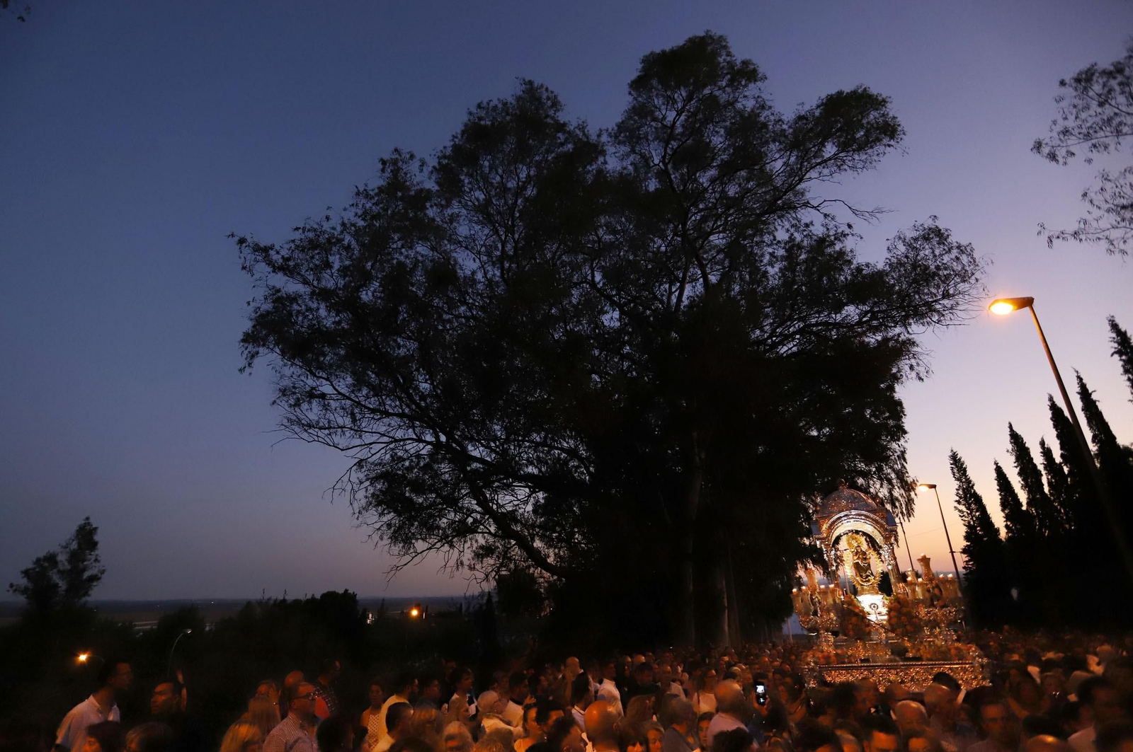 Bajada de la Virgen de la Cinta.