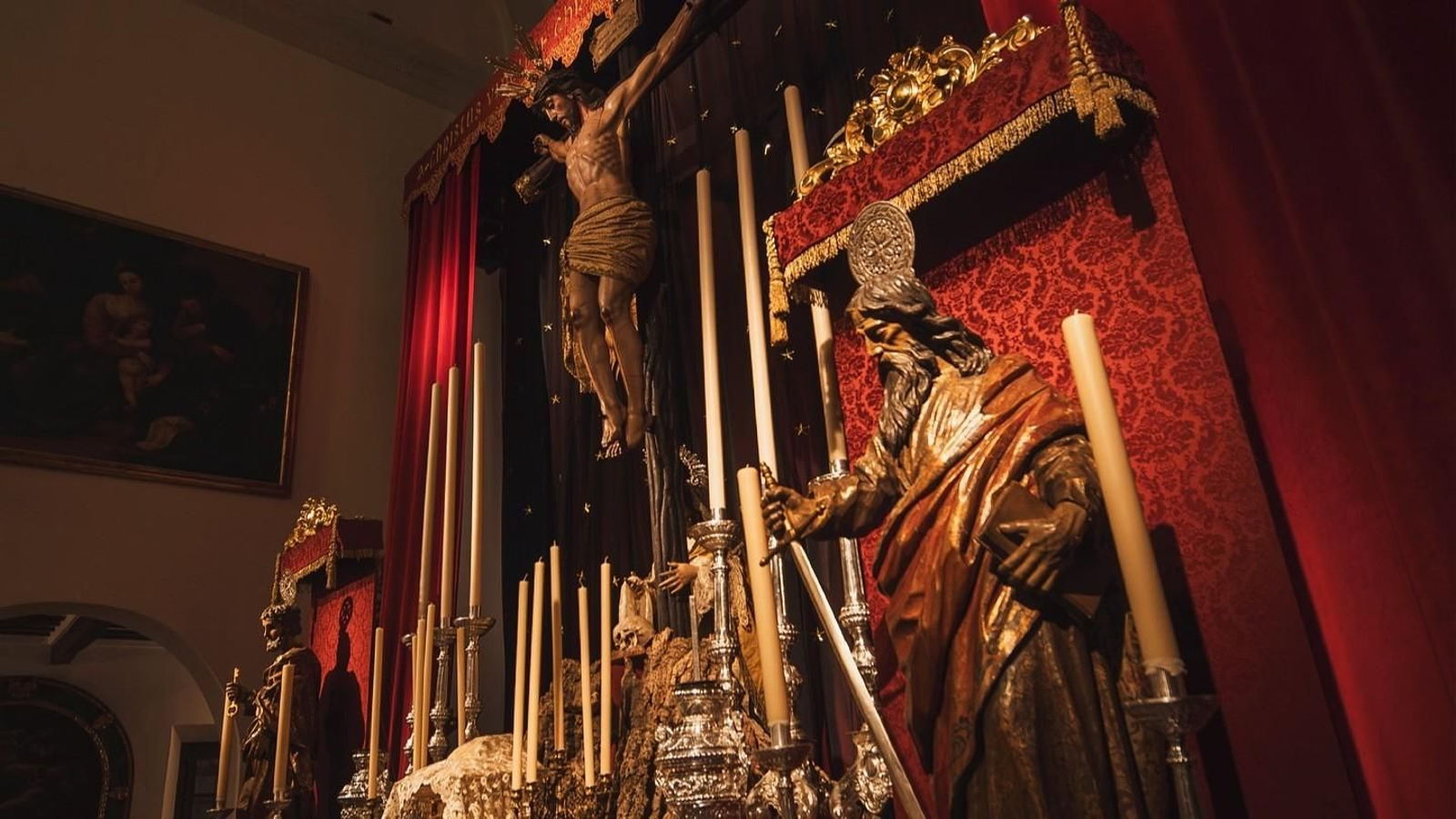 Altar de Cultos Cristo de la Buena Muerte de Granada, Cristo Rey 2025.jpg