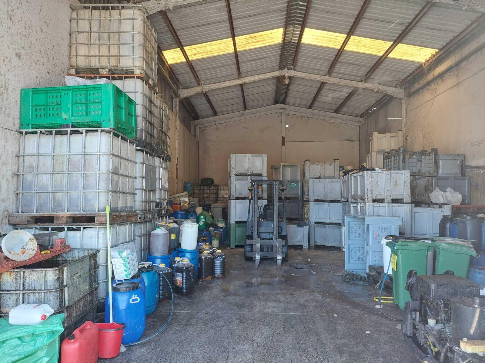 Así estaba la nave foco de la plaga de moscas en Jerez
