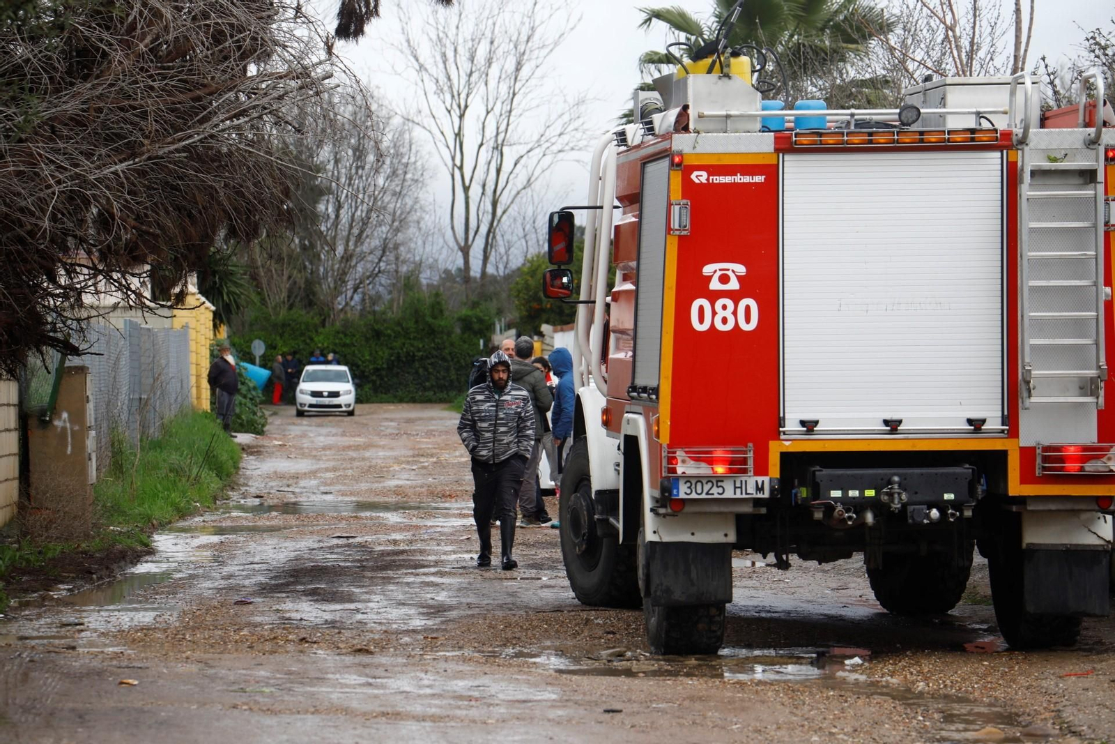 Las imágenes de las parcelaciones inundadas por la crecida del río Guadalquivir