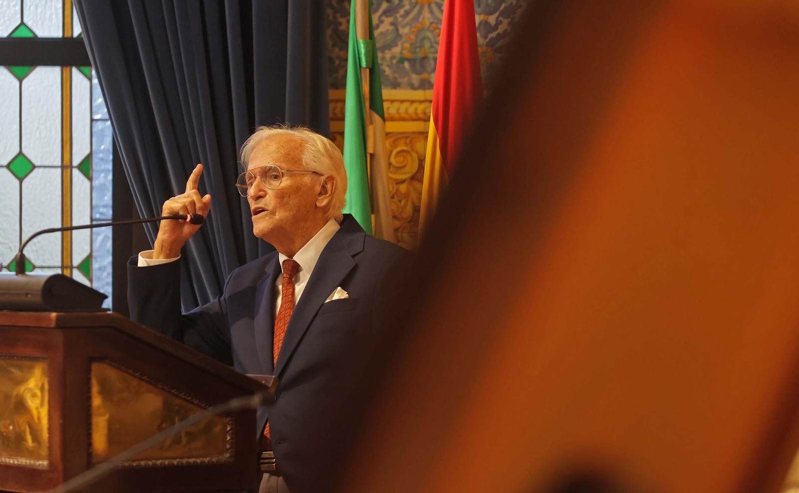 Fotos del acto de reconocimiento a Crescencio Torés en el Ayuntamiento de Algeciras