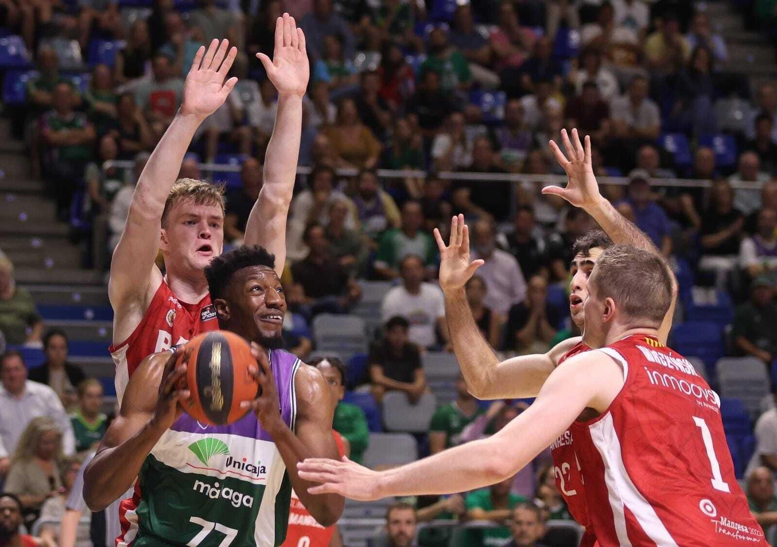 El Unicaja - Baxi Manresa, en fotos