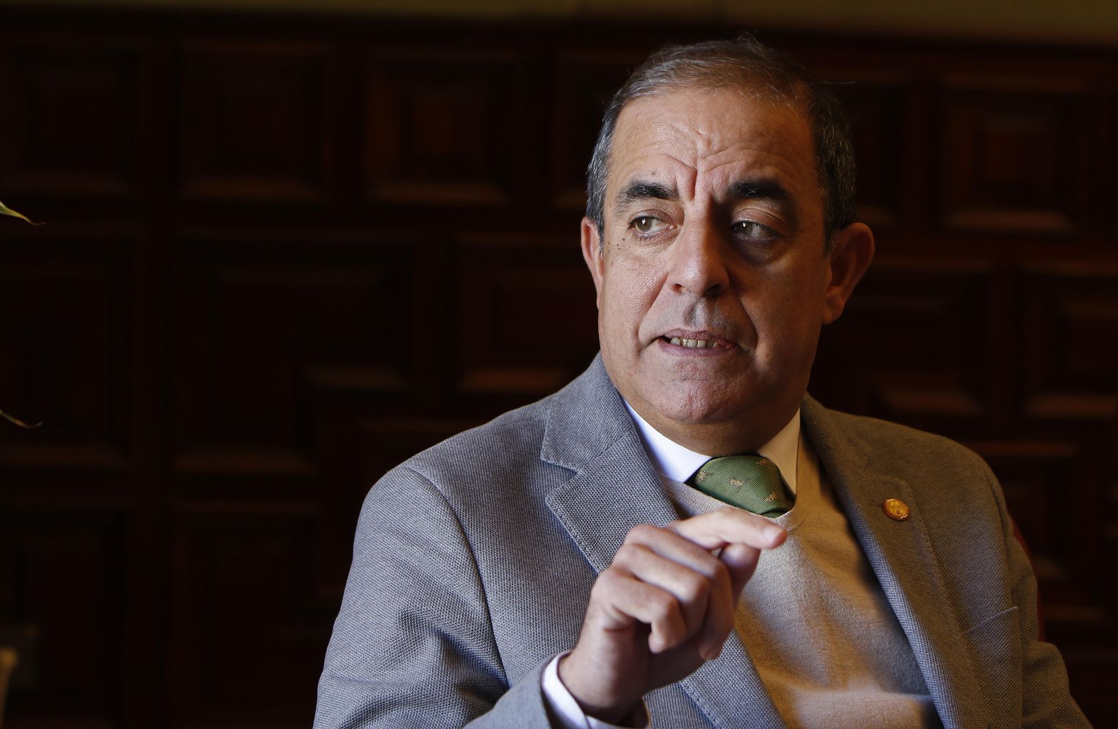 Miguel Ángel Castro, rector de la US.